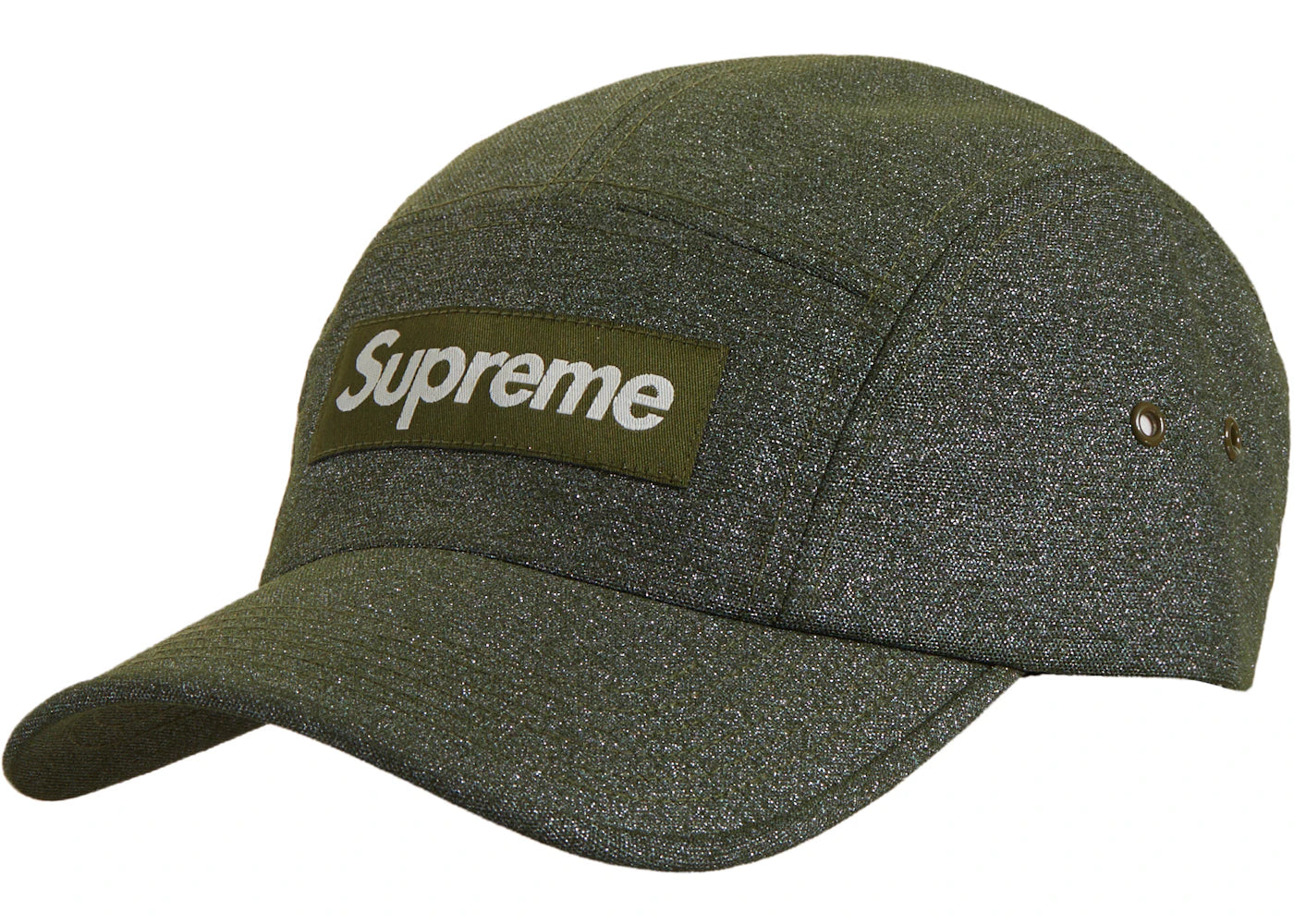 Supreme Glitter Cordura Camp Cap Olive