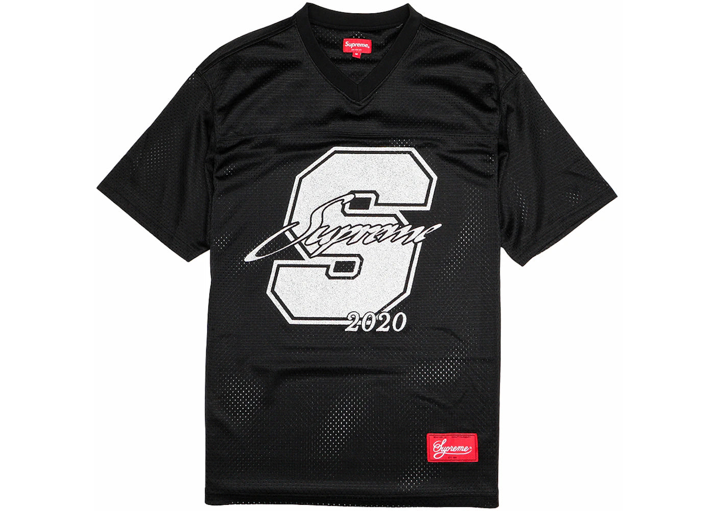 Supreme Glitter Football Top Black
