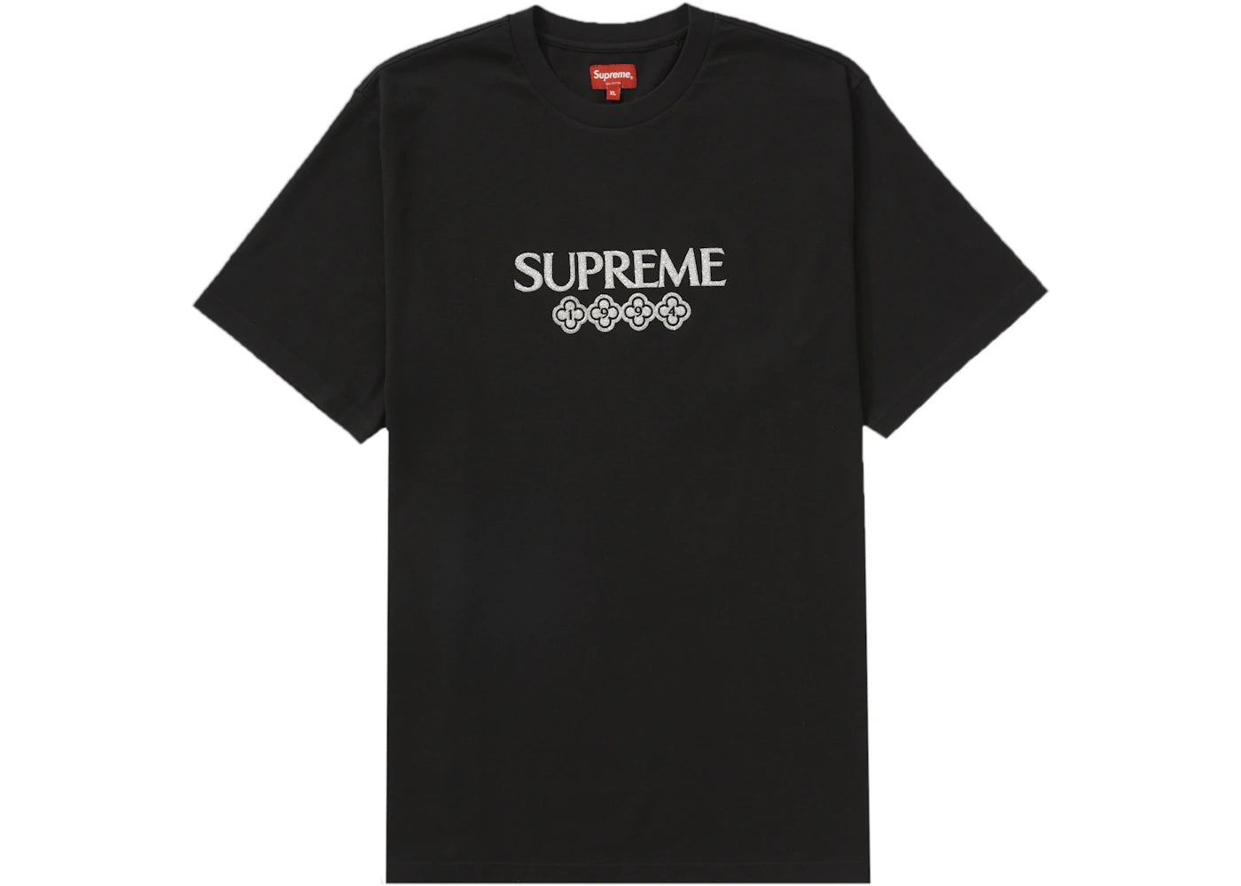 Supreme Glitter S/S Top Black
