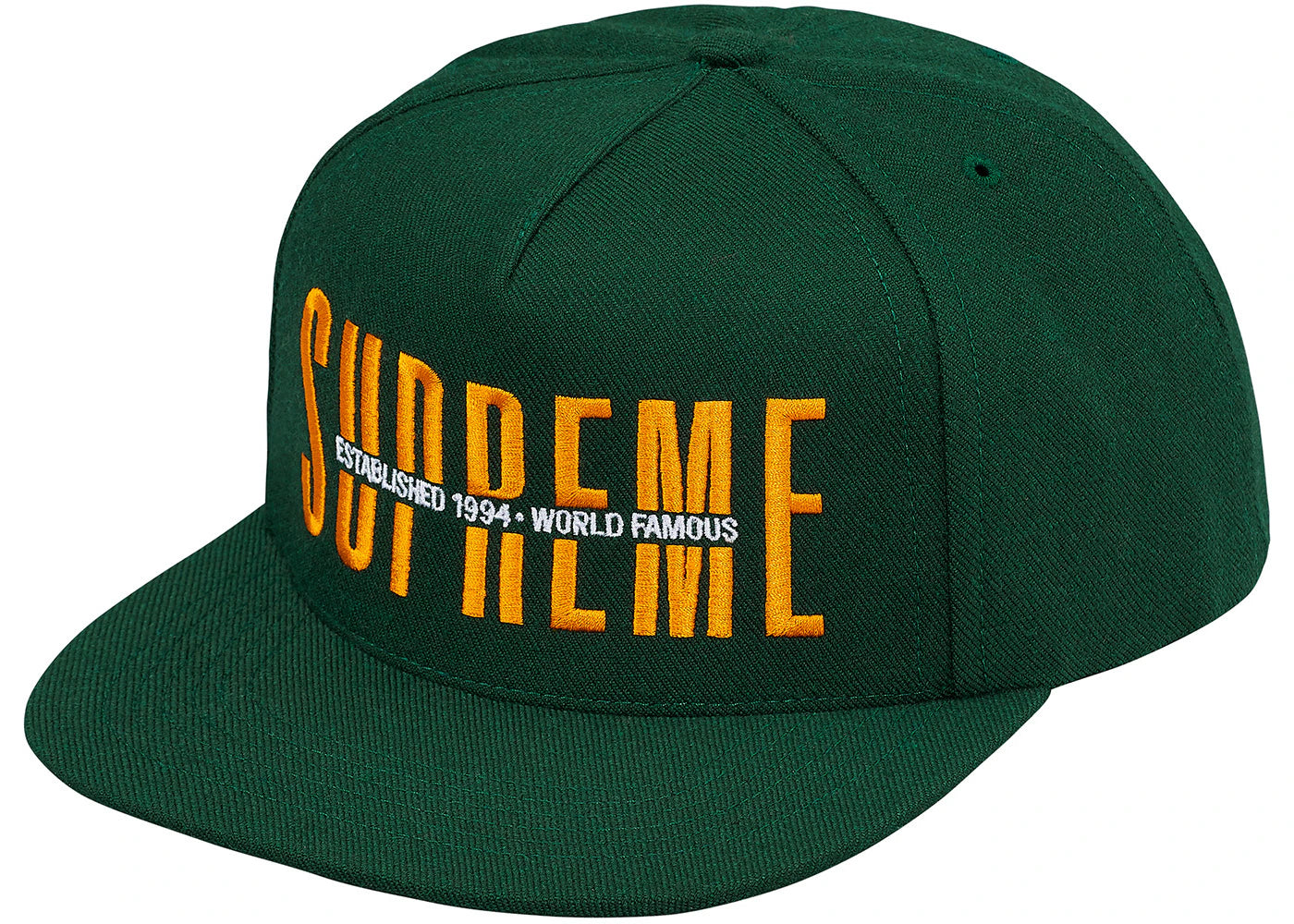 Supreme Global 5-Panel Dark Green