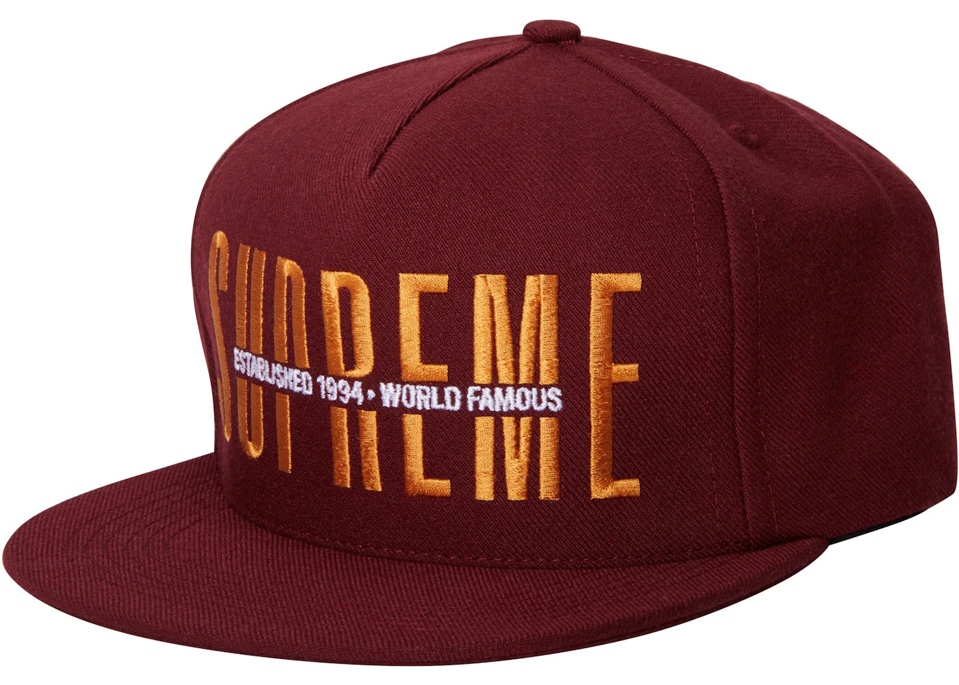 Supreme Global 5-Panel Dark Red