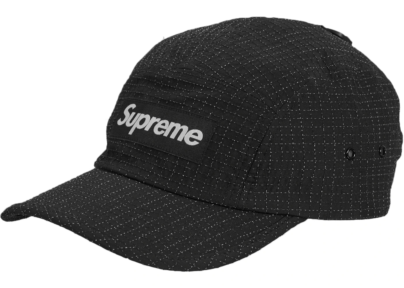 Supreme Glow Ripstop Camp Cap (FW22) Black