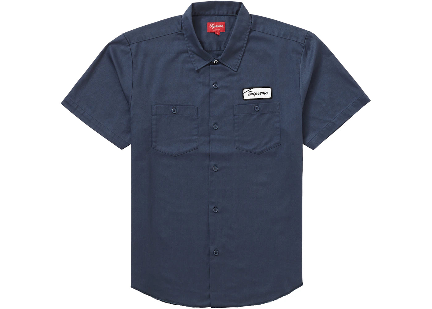 Supreme God's Favorite S/S Work Shirt Light Navy