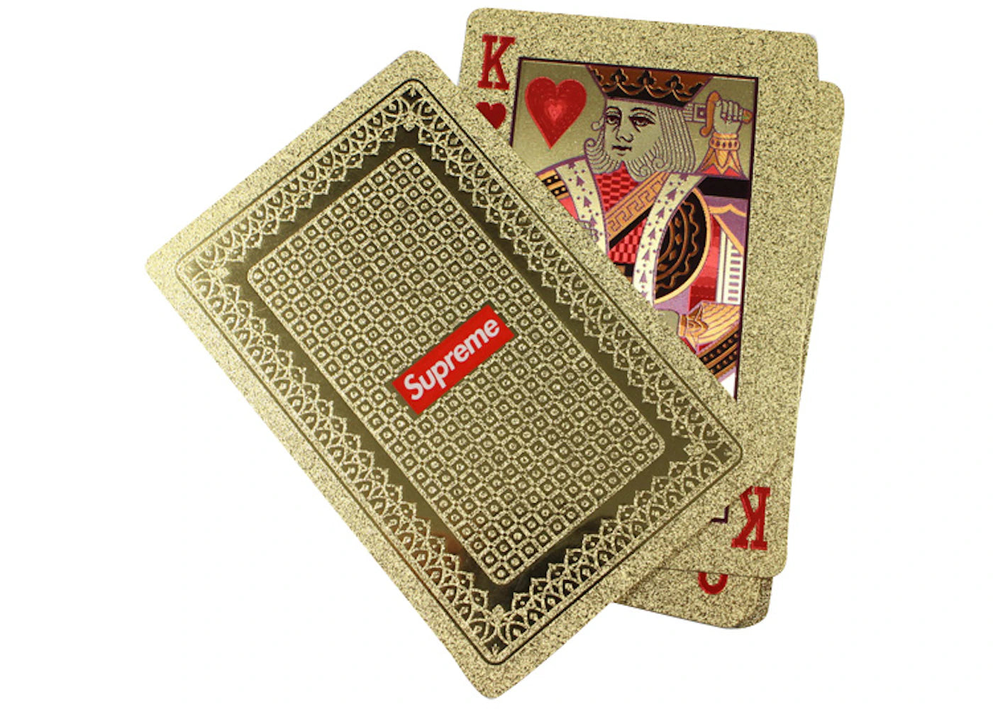 Supreme Gold Foil Playing Cards Gold