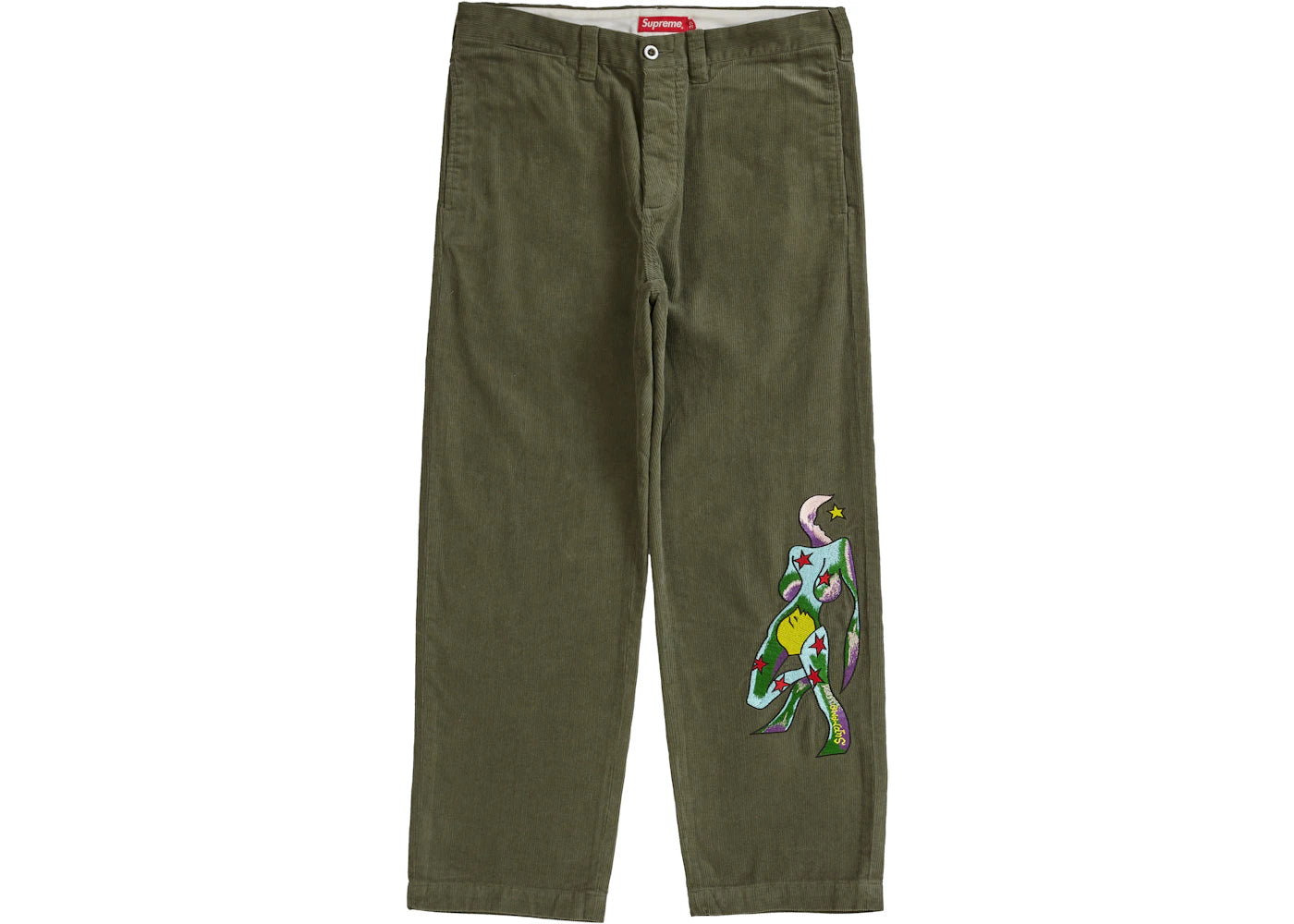 Supreme Gonz Corduroy Chino Pant Dusty Green