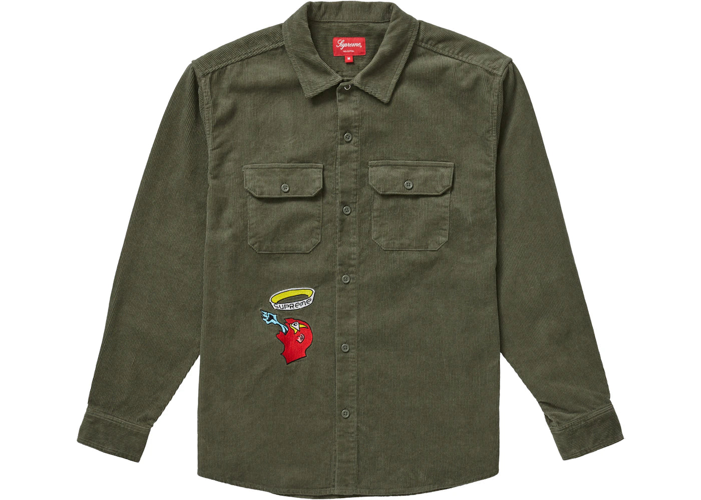Supreme Gonz Corduroy Work Shirt Dusty Green
