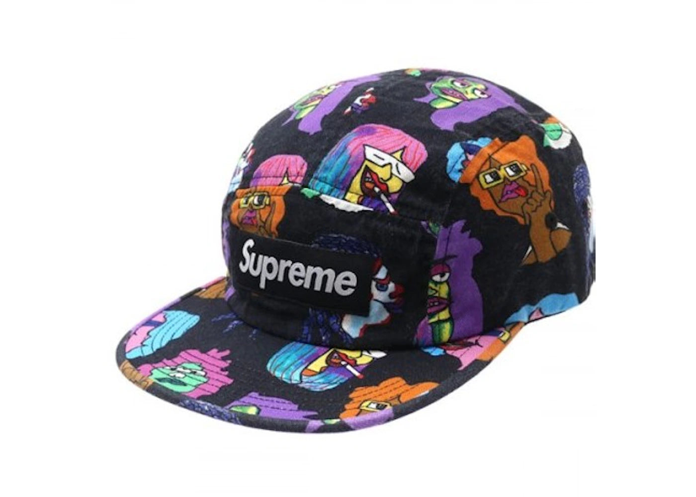 Supreme Gonz Heads Camp Cap Black
