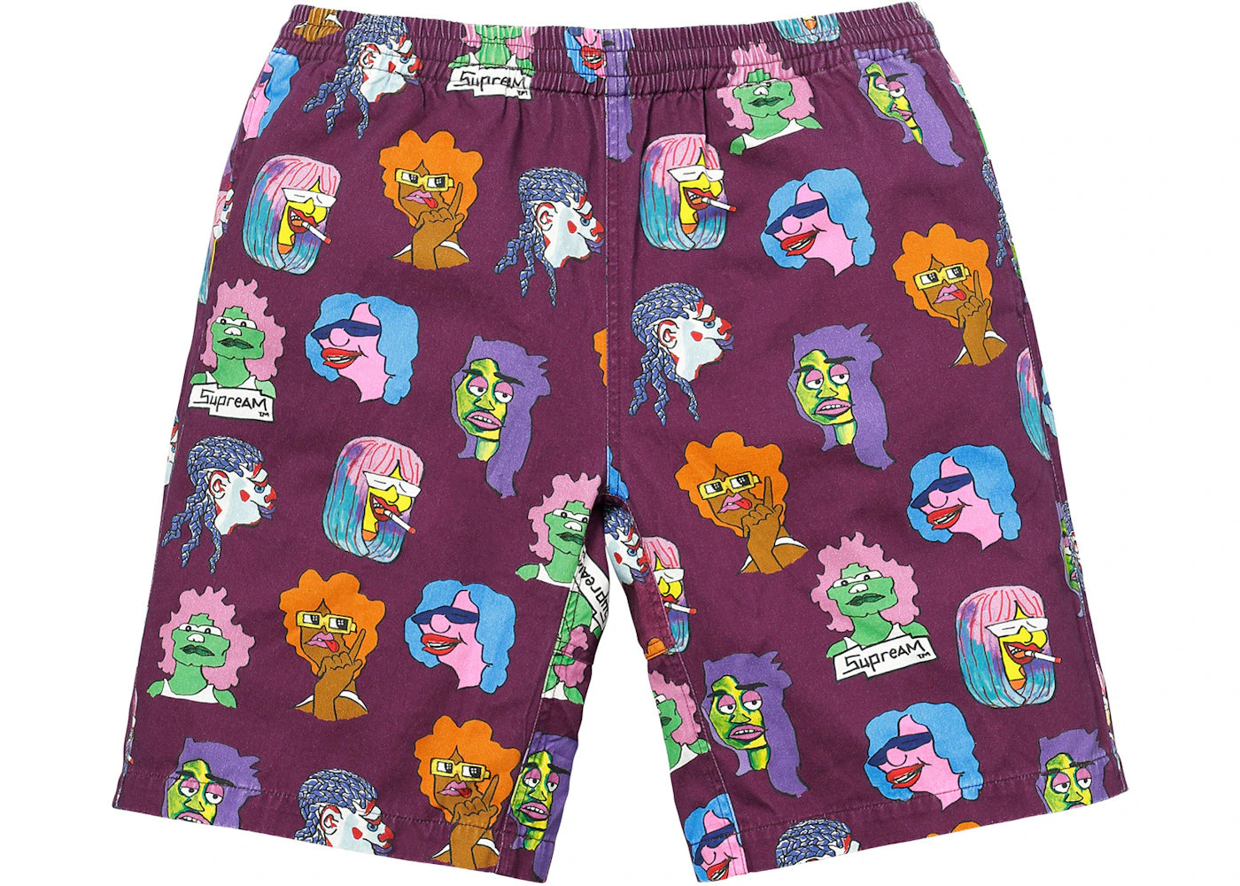 Supreme Gonz Heads Short Burgundy