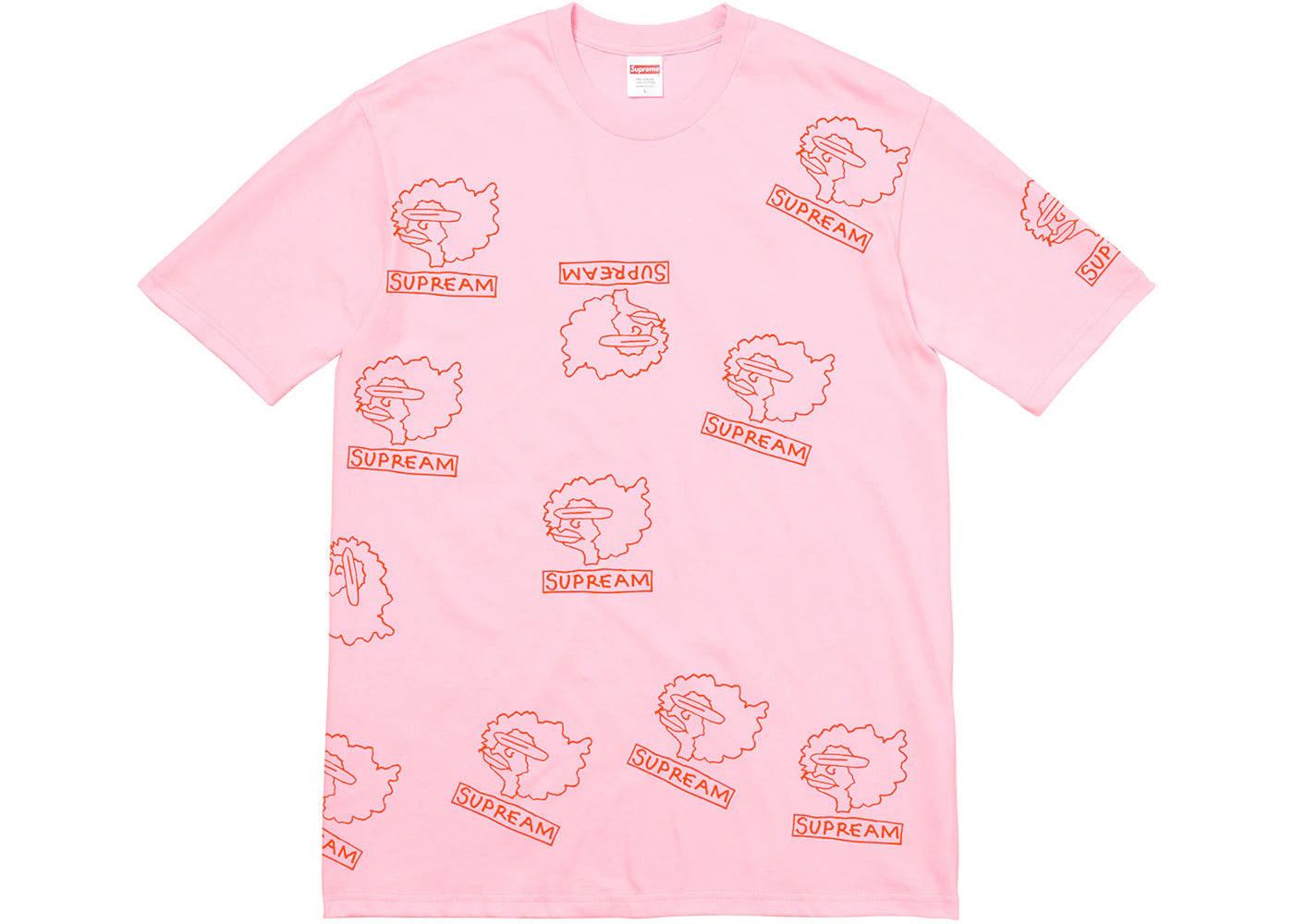 Supreme Gonz Heads Tee Light Pink