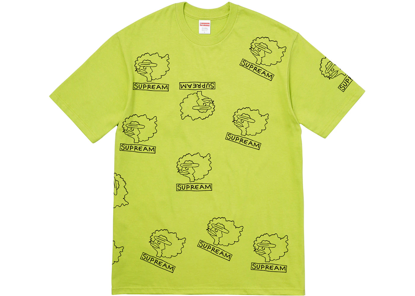 Supreme Gonz Heads Tee Lime