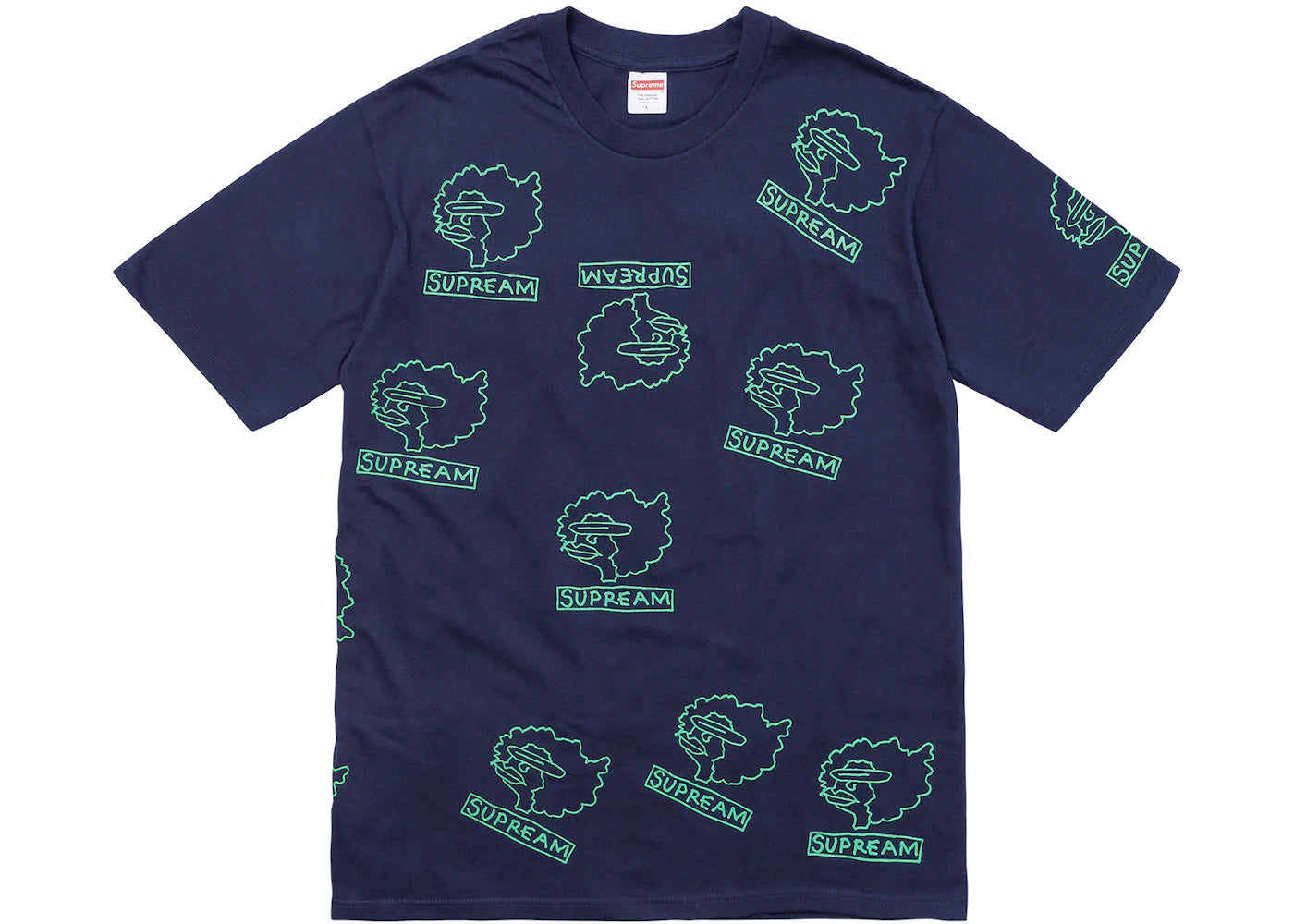 Supreme Gonz Heads Tee Navy