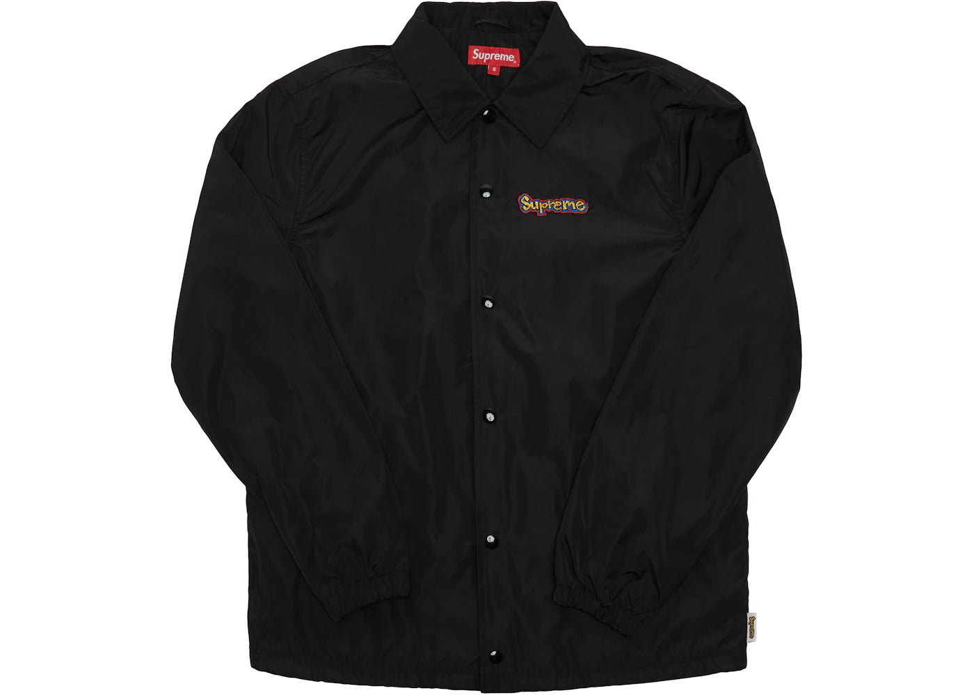 Supreme Gonz Logo Coaches Jacket Black