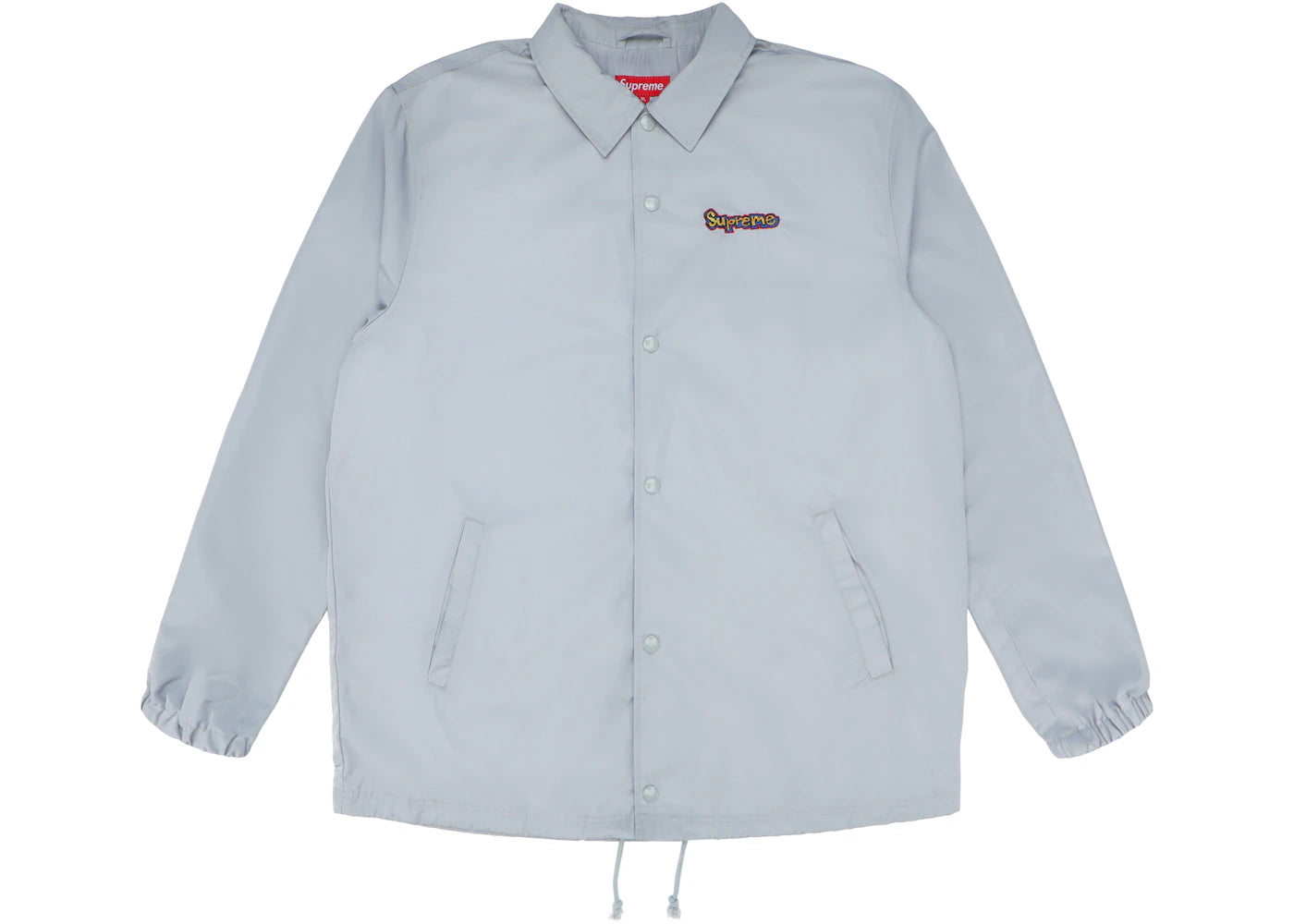 Supreme Gonz Logo Coaches Jacket Grey