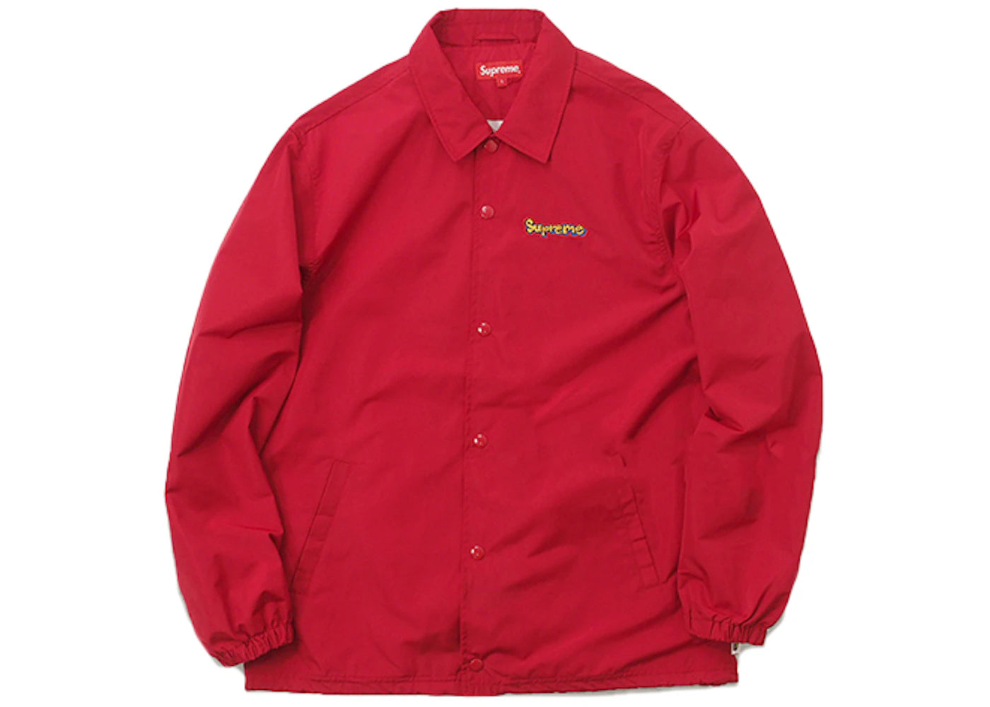 Supreme Gonz Logo Coaches Jacket Red