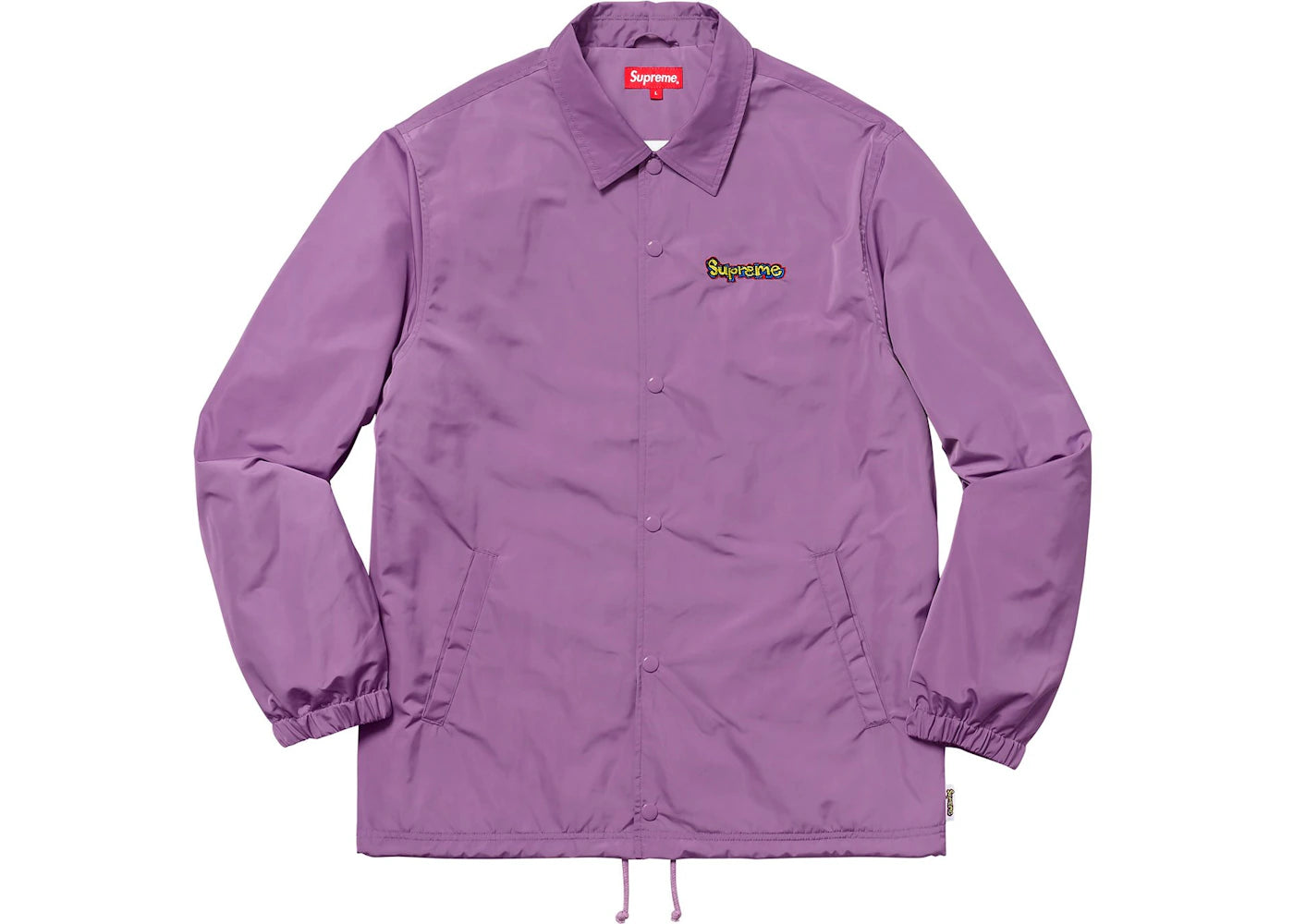 Supreme Gonz Logo Coaches Jacket Violet