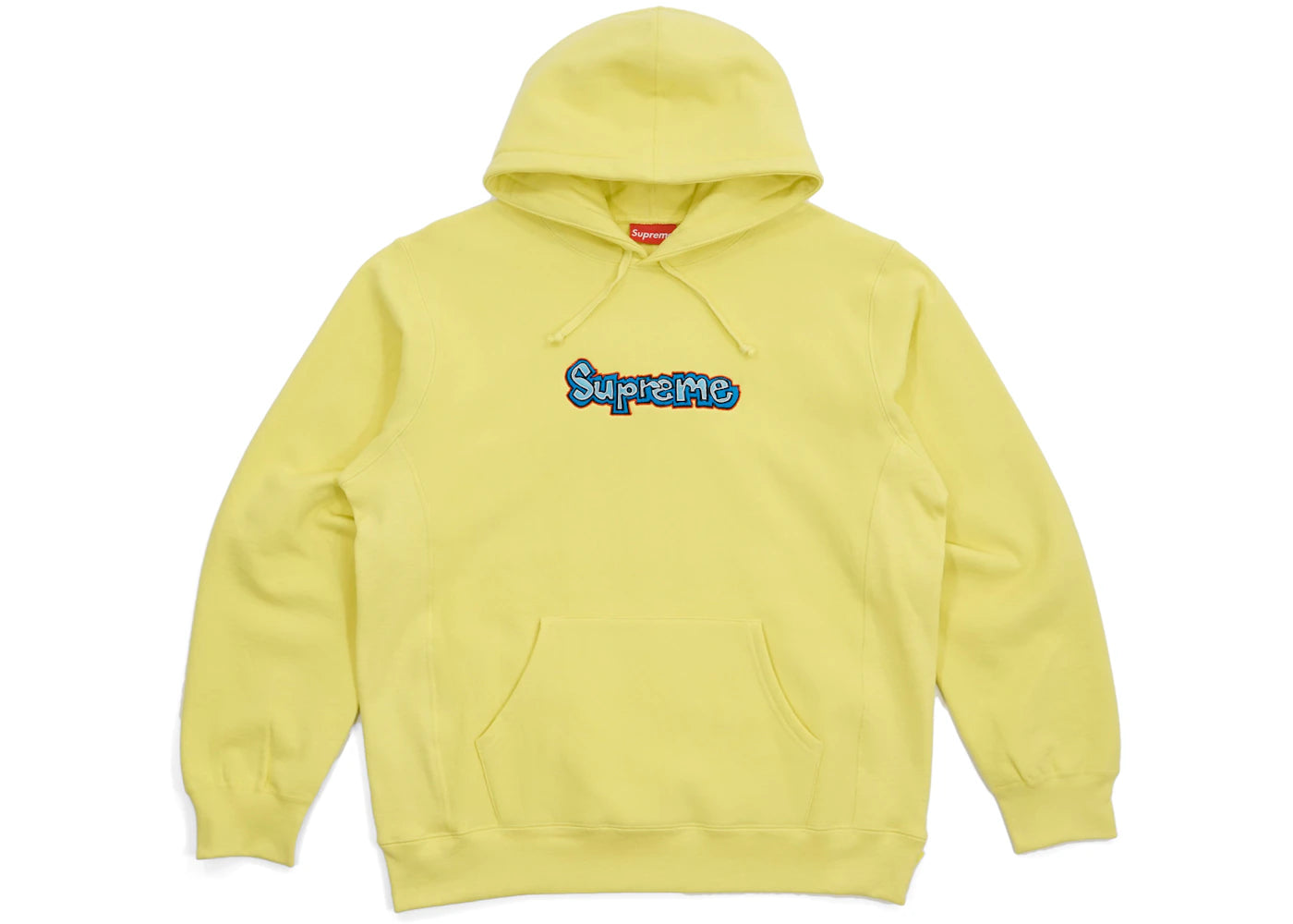 Supreme Gonz Logo Hooded Sweatshirt Lemon