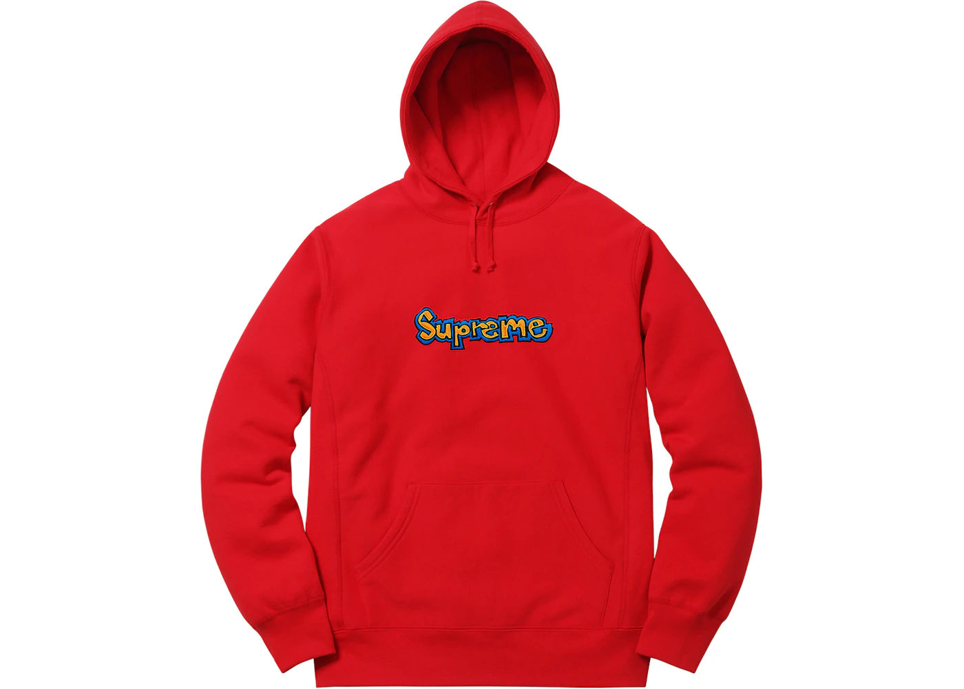 Supreme Gonz Logo Hooded Sweatshirt Red