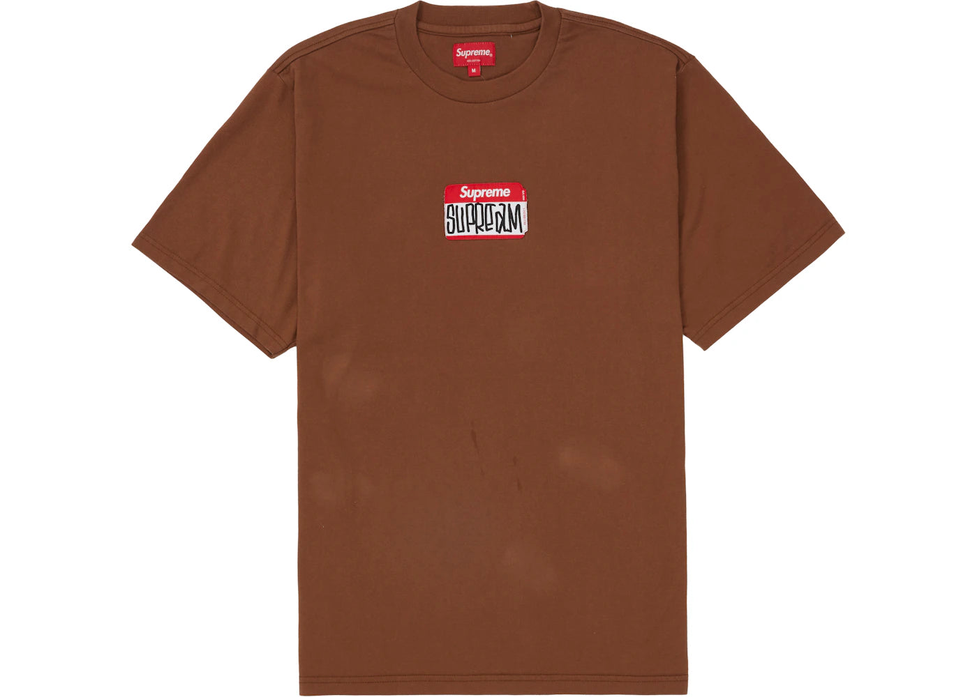 Supreme Gonz Nametag S/S Tee Brown