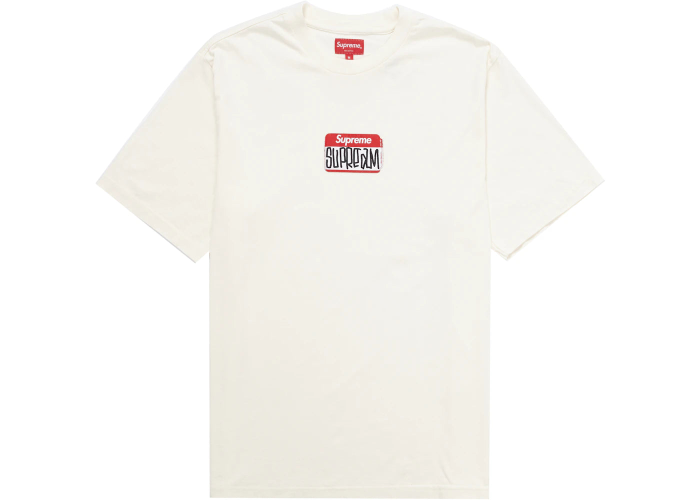 Supreme Gonz Nametag S/S Tee Natural