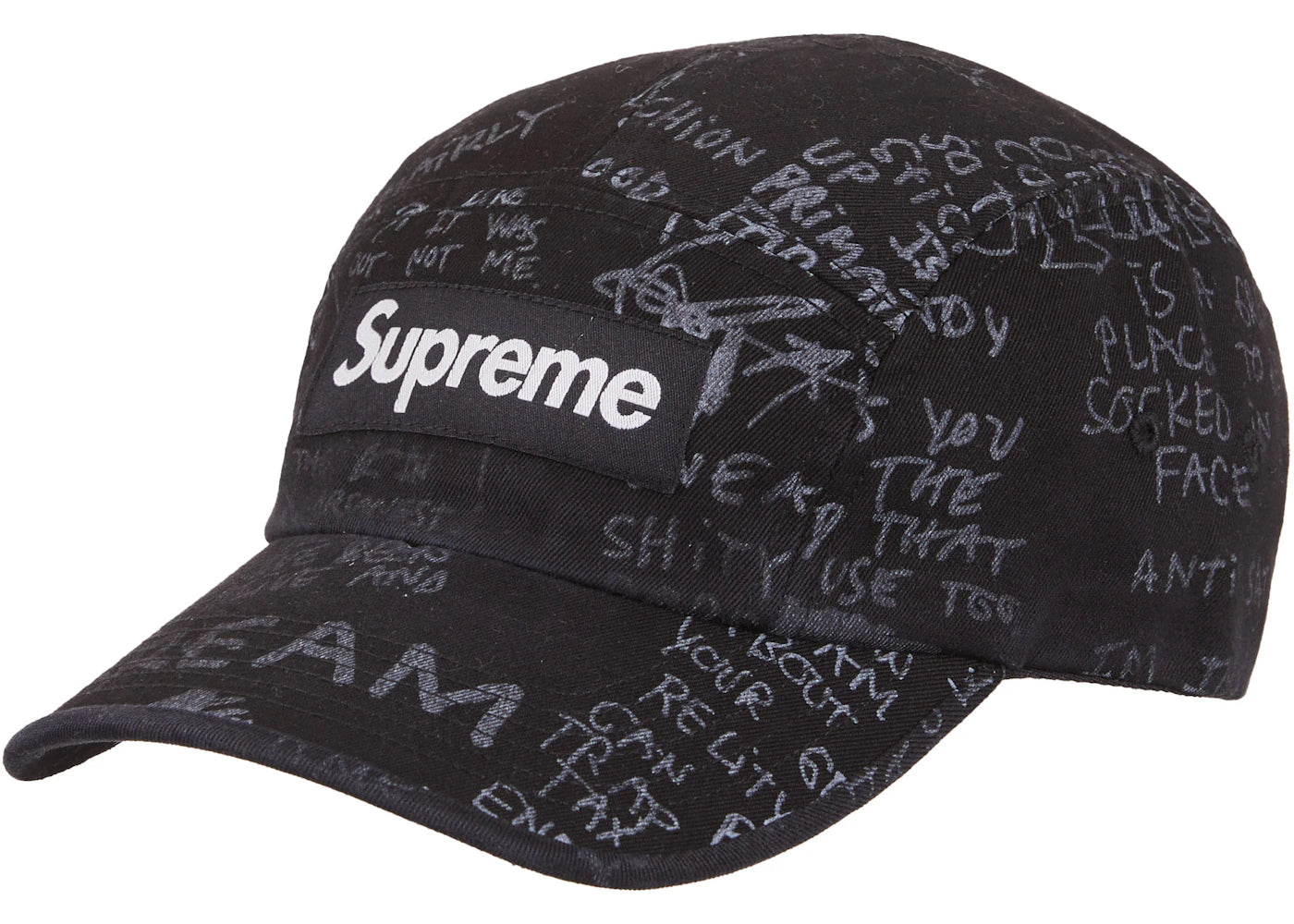 Supreme Gonz Poems Camp Cap Black