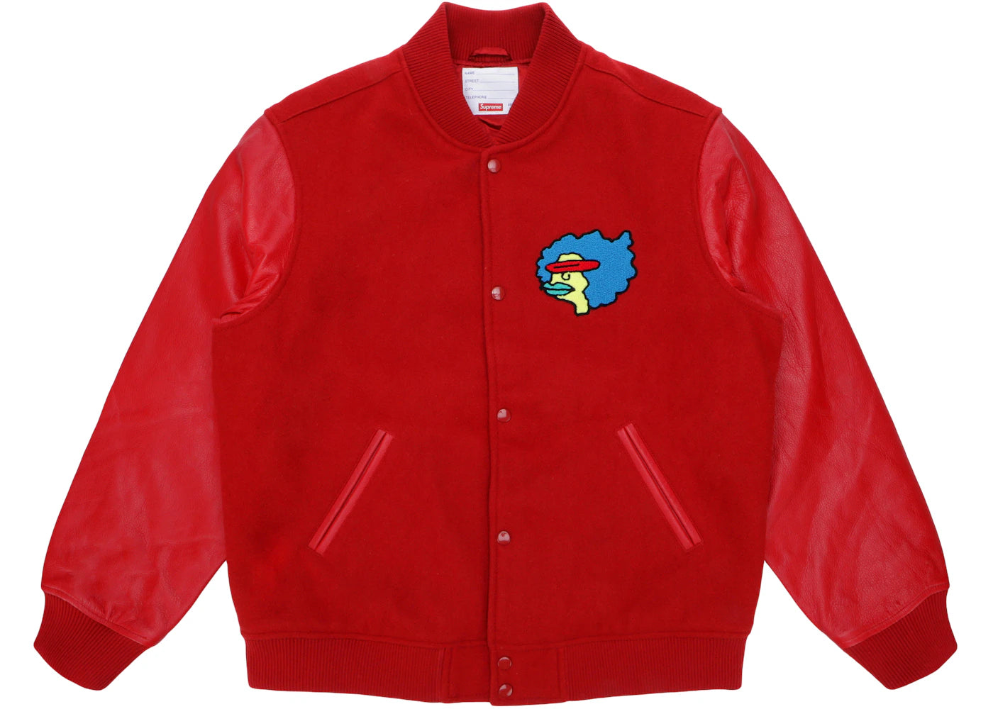 Supreme Gonz Ramm Varsity Jacket Red