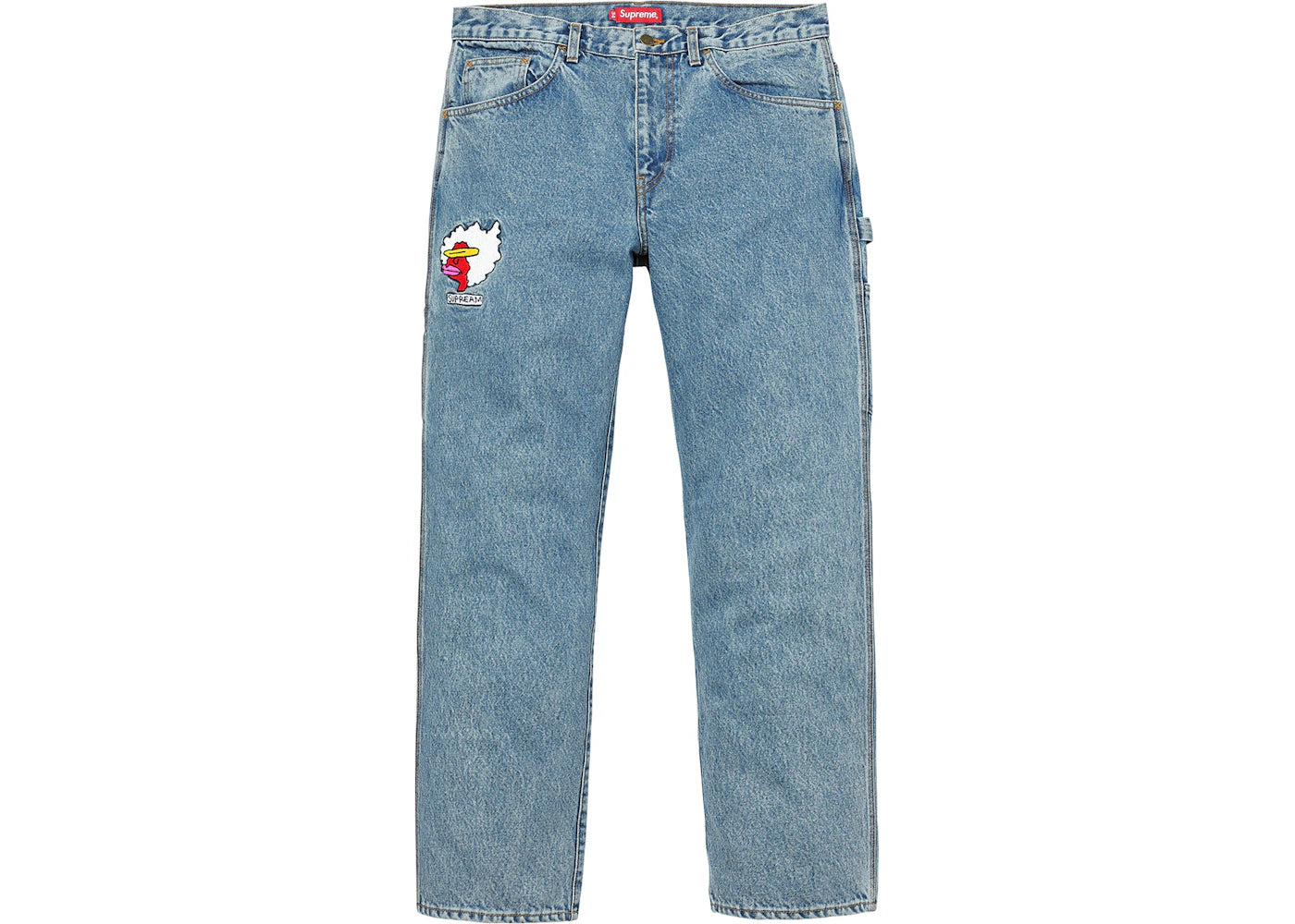Supreme Gonz Ramm Washed Denim Painter Pant Blue