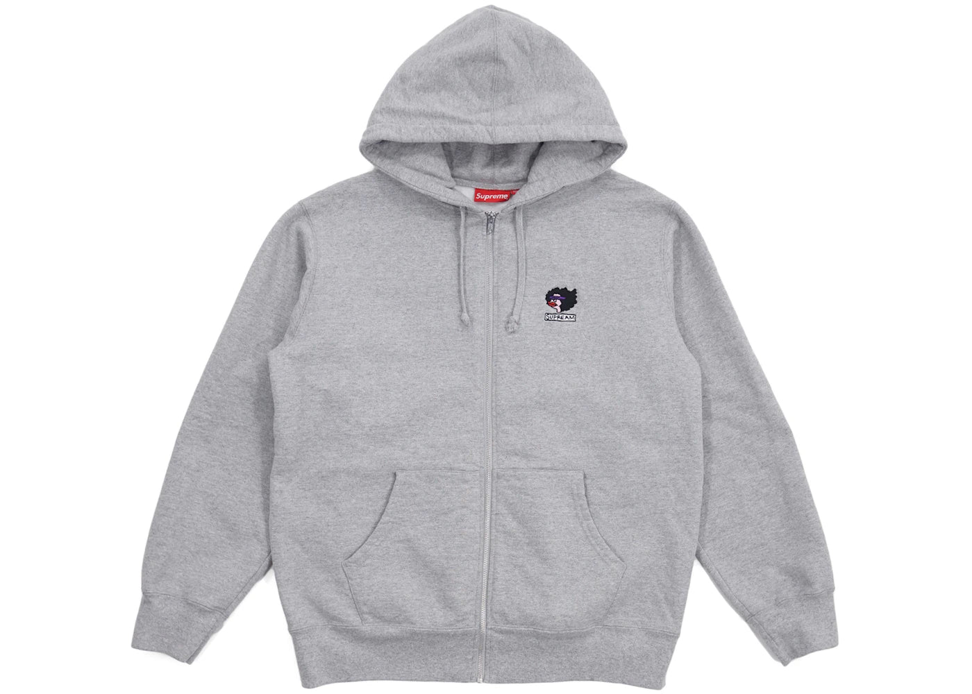 Supreme Gonz Ramm Zip Up Sweatshirt Heather Grey