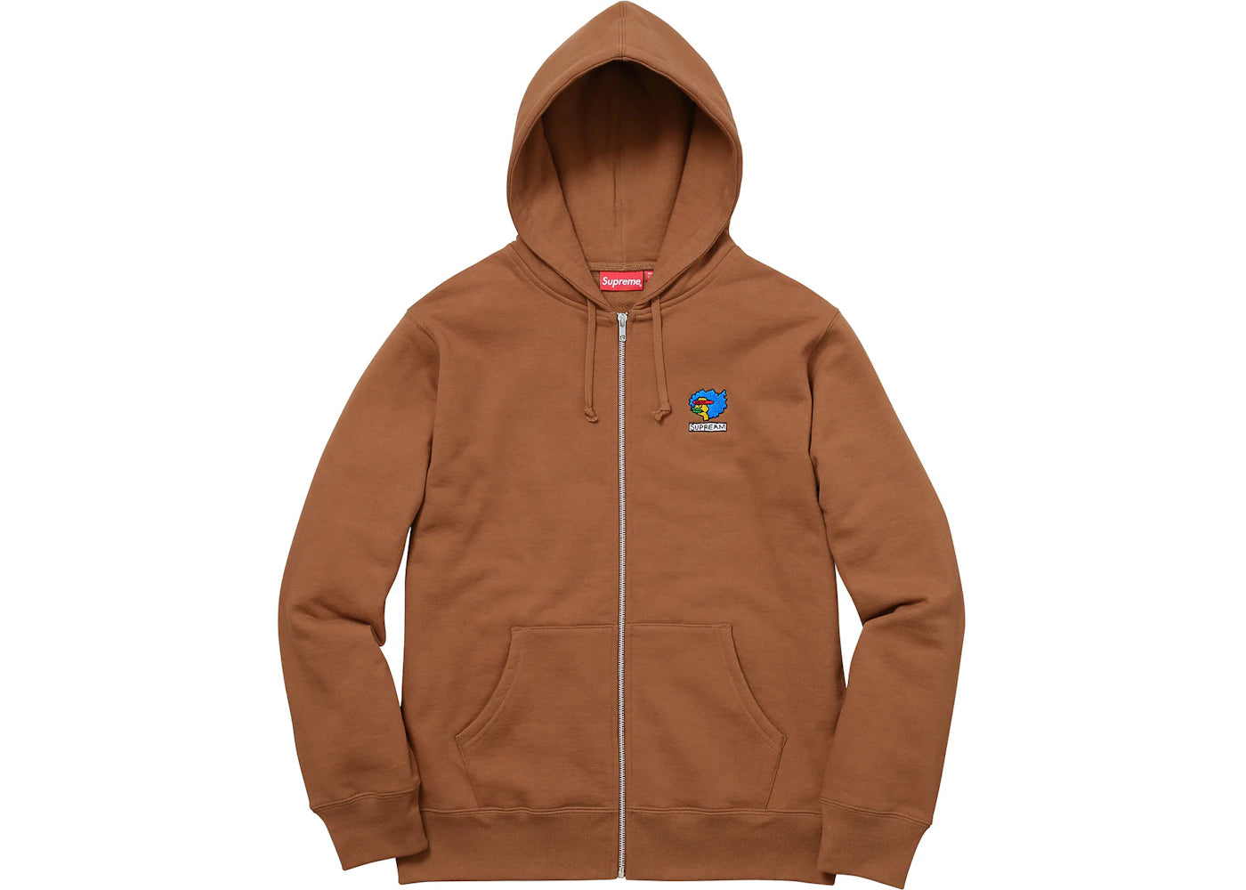 Supreme Gonz Ramm Zip Up Sweatshirt Rust