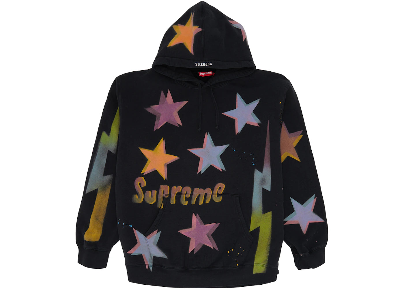 Supreme Gonz Stars Hooded Sweatshirt Black