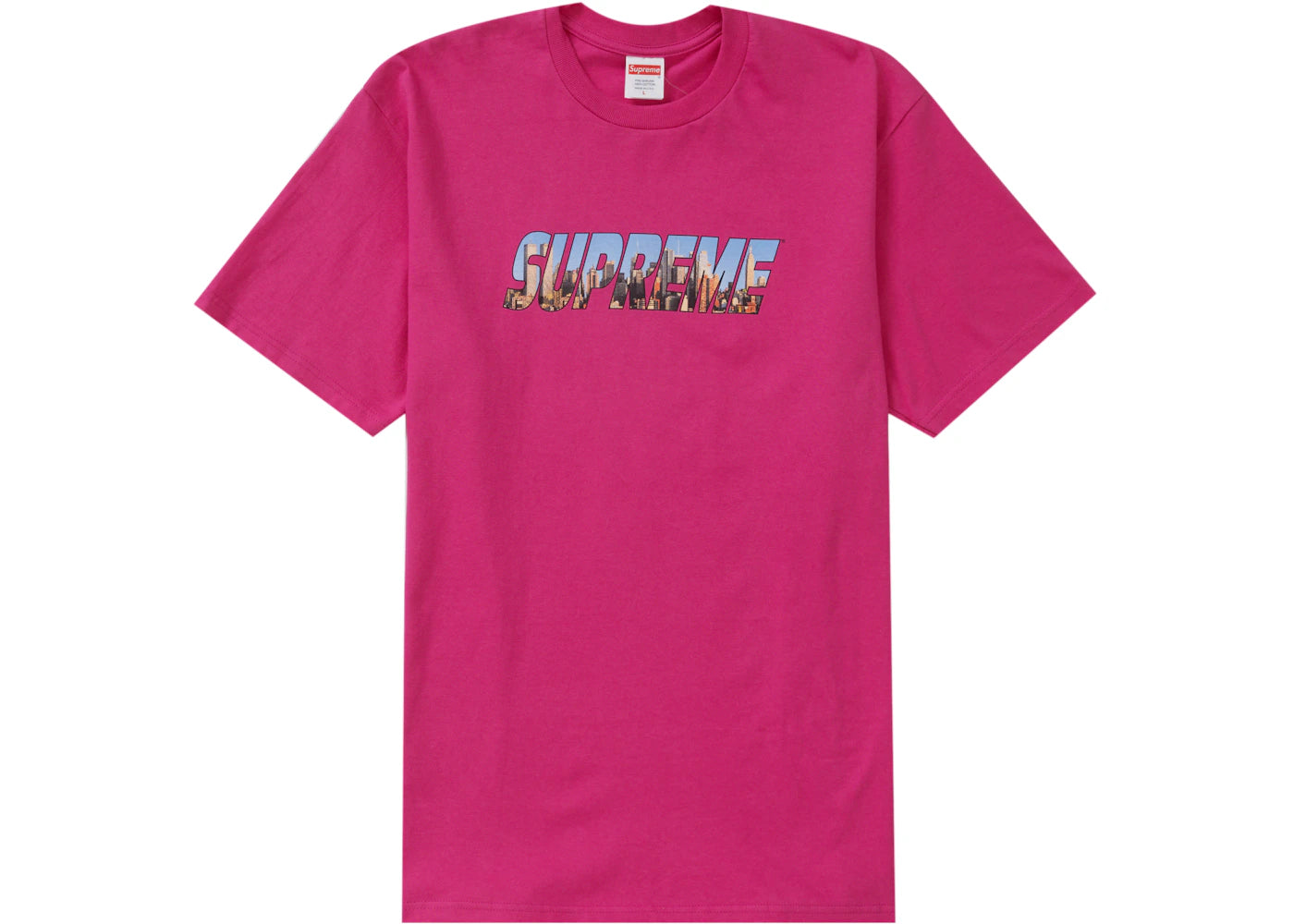 Supreme Gotham Tee Magenta