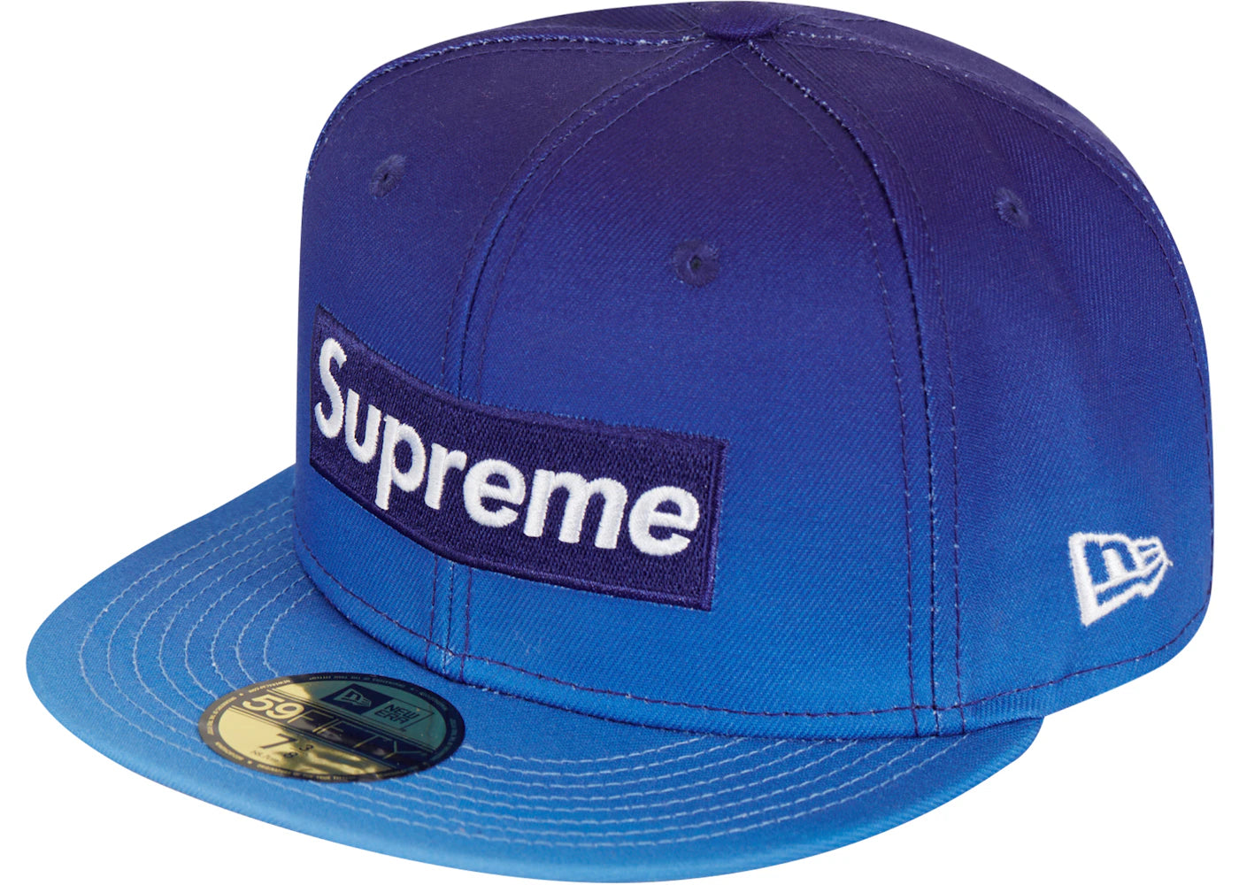 Supreme Gradient Box Logo New Era Blue