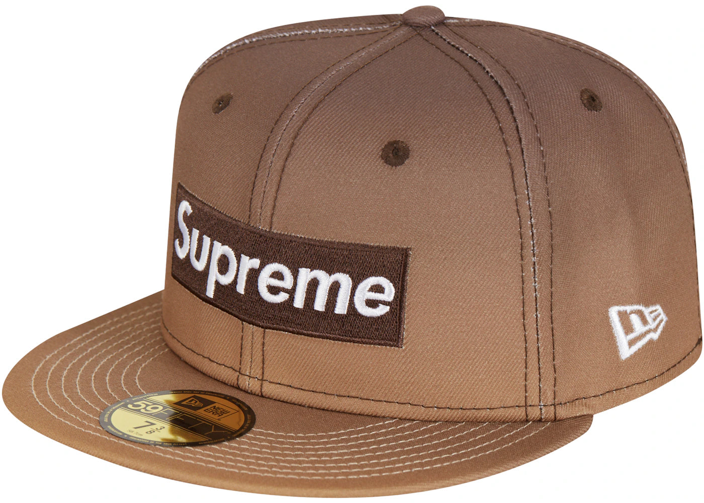 Supreme Gradient Box Logo New Era Brown