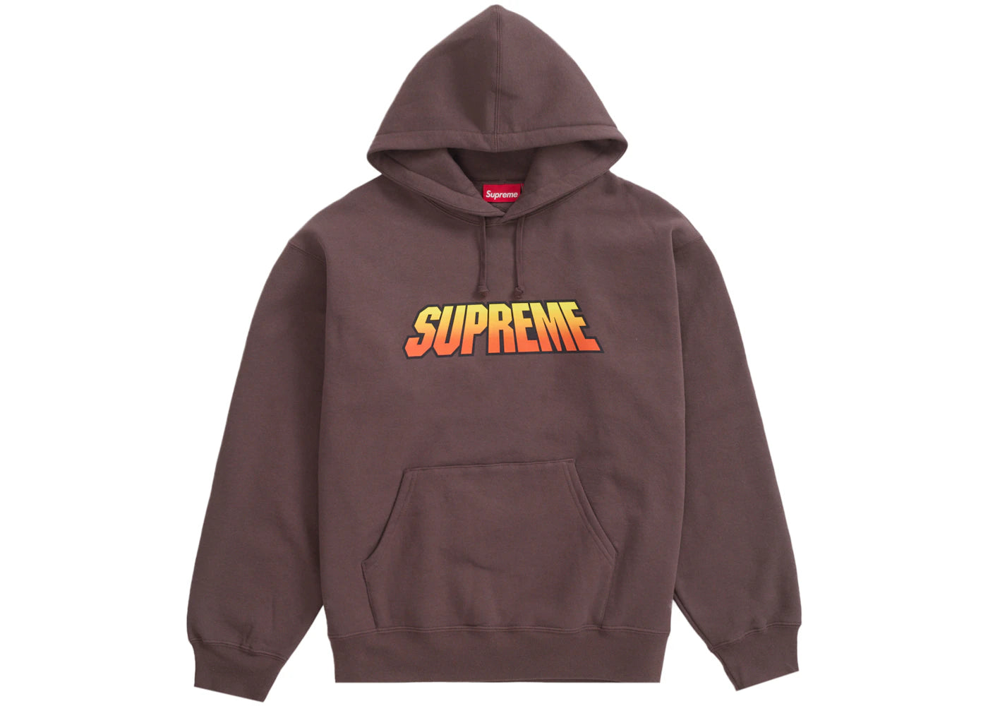 Supreme Gradient Hooded Sweatshirt Brown