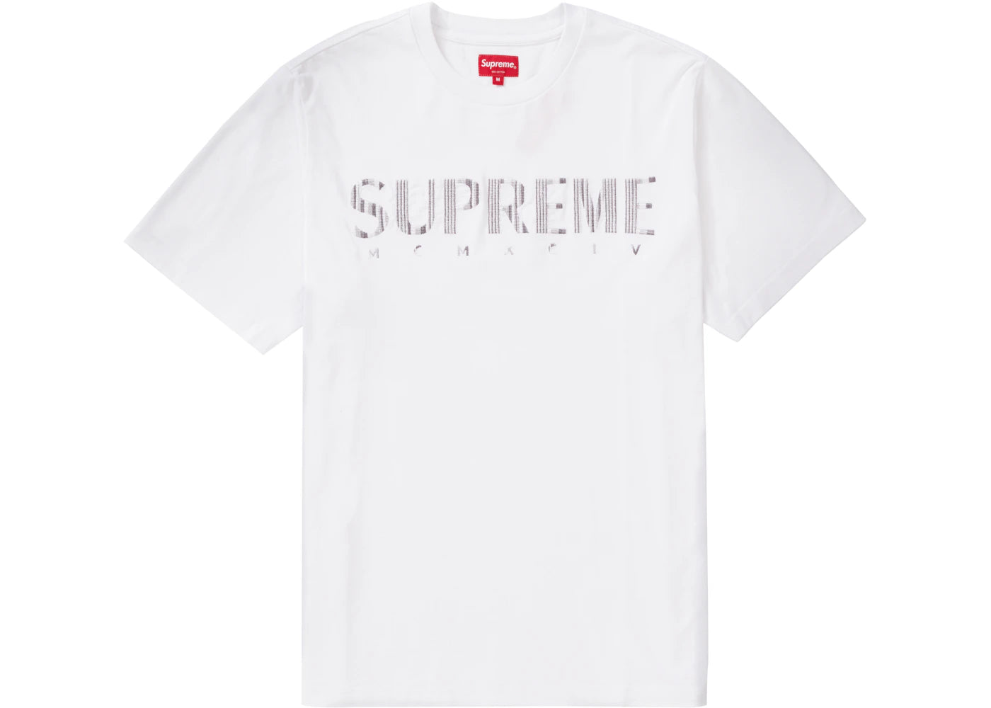 Supreme Gradient Logo Tee White
