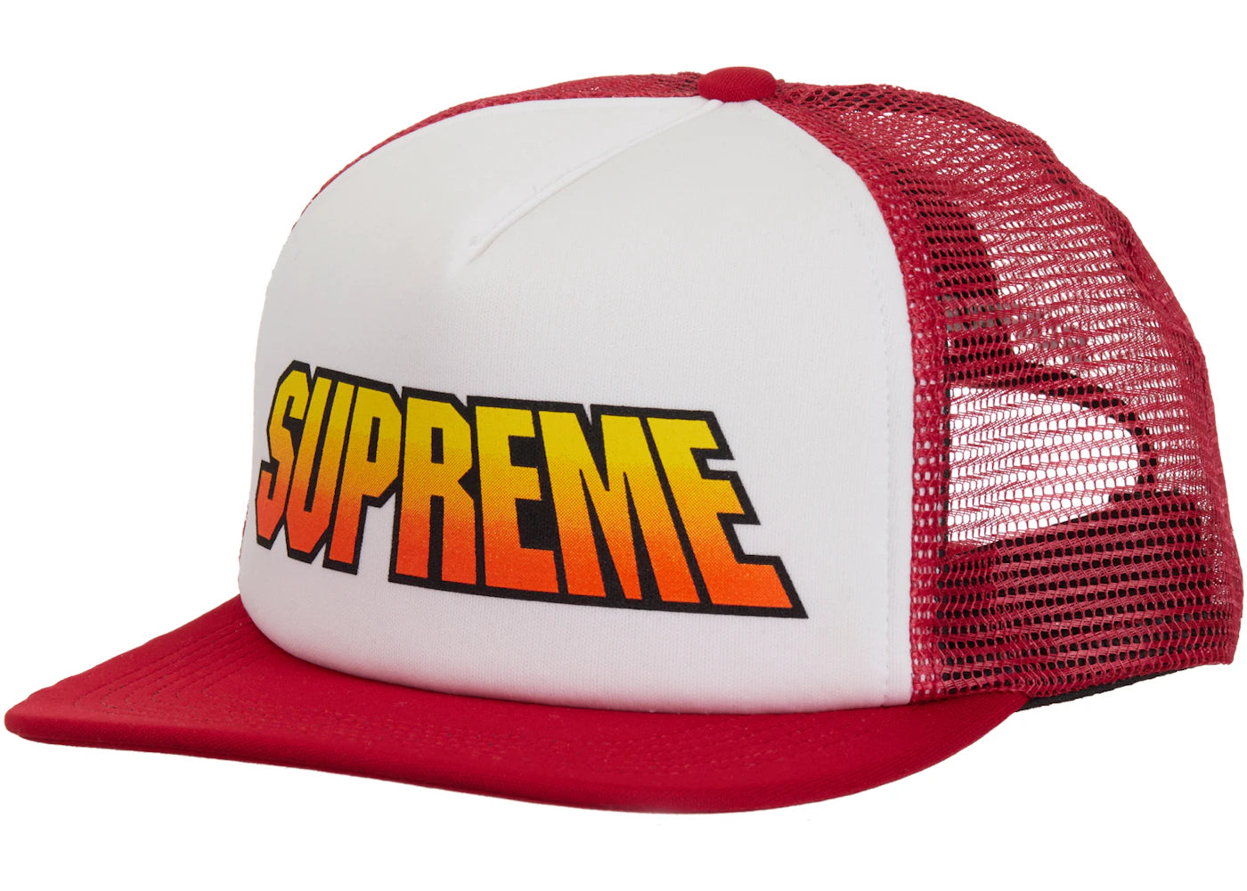 Supreme Gradient Mesh Back 5-Panel Red