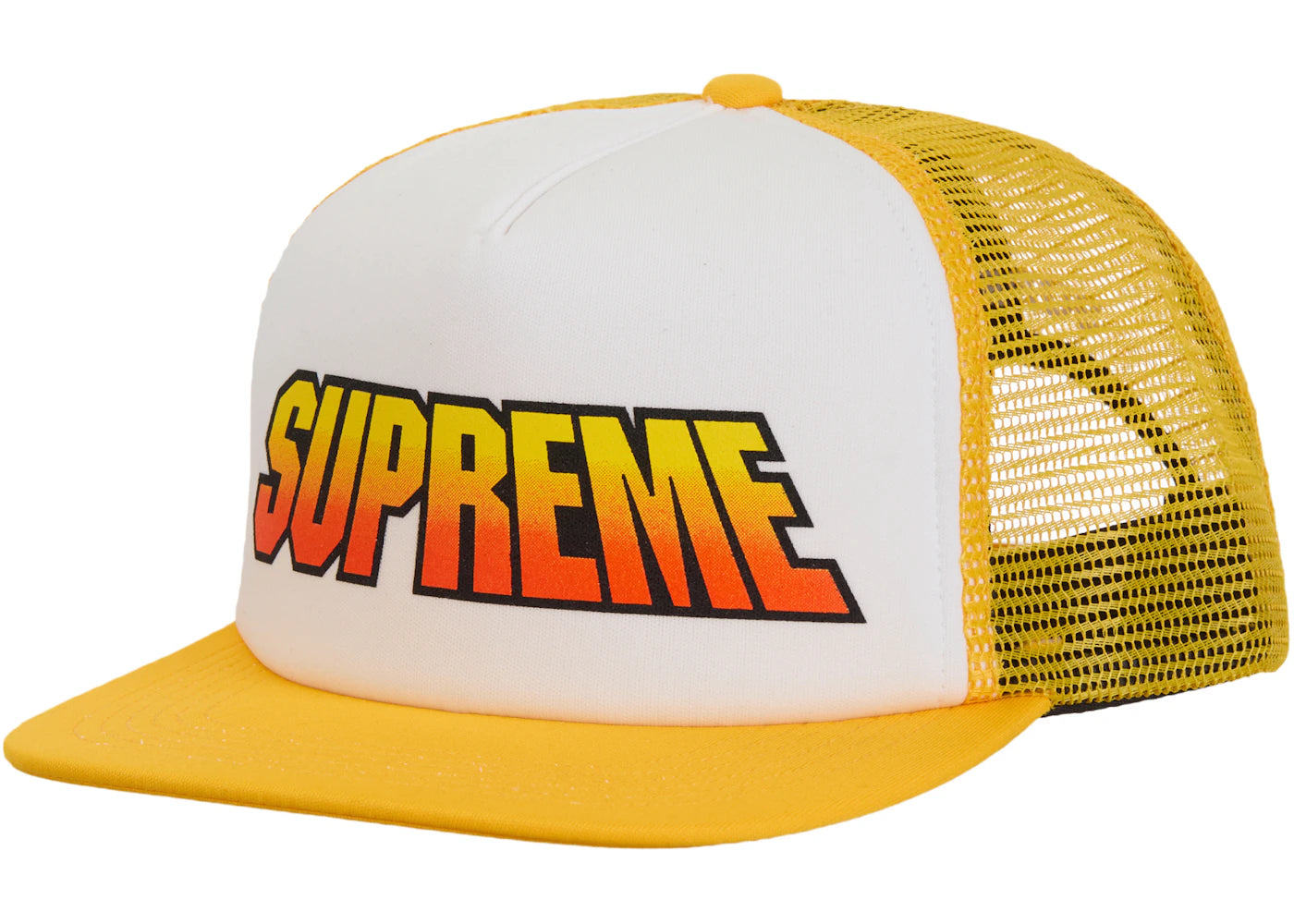 Supreme Gradient Mesh Back 5-Panel Gold