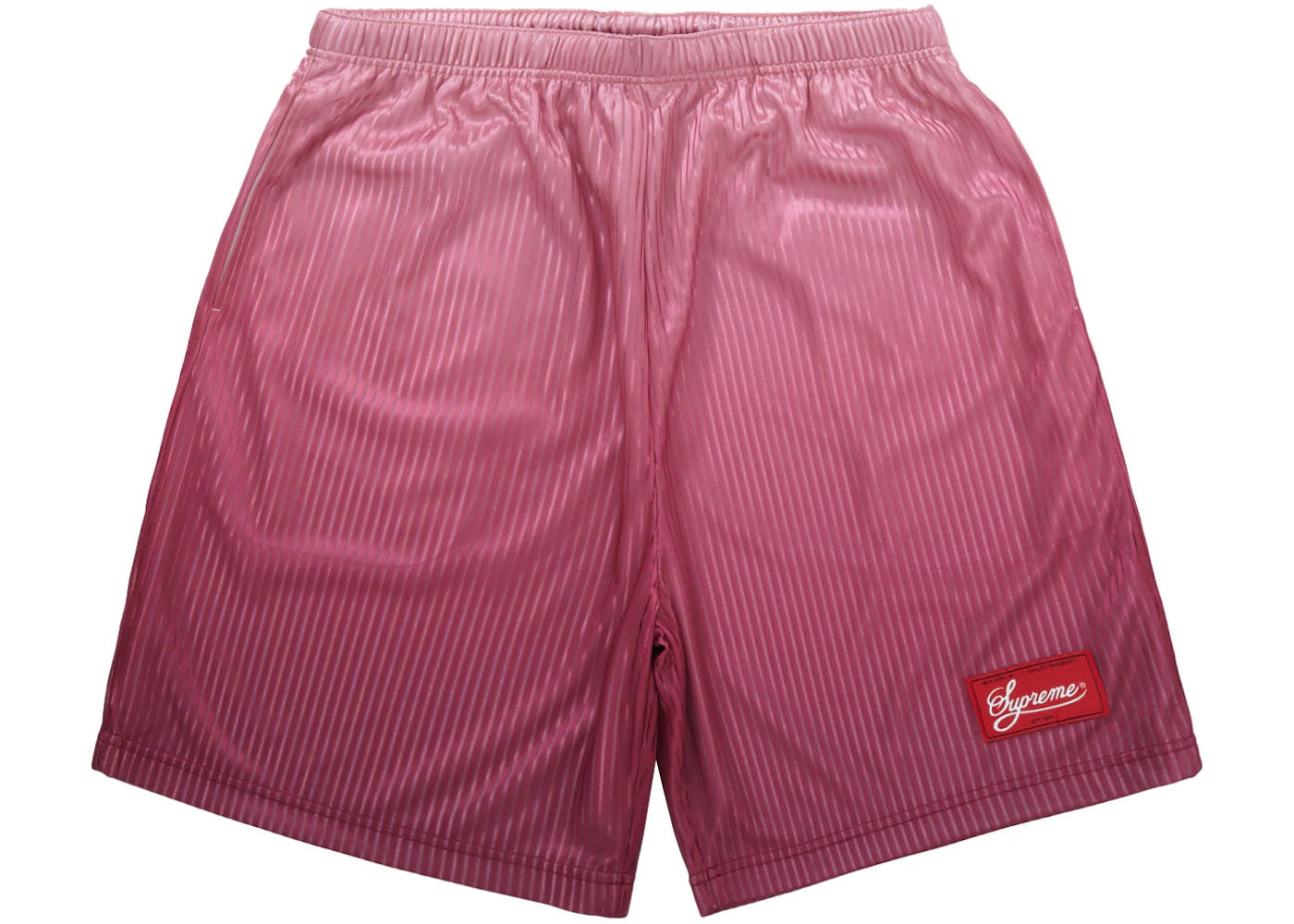 Supreme Gradient Mesh Stripe Short Magenta