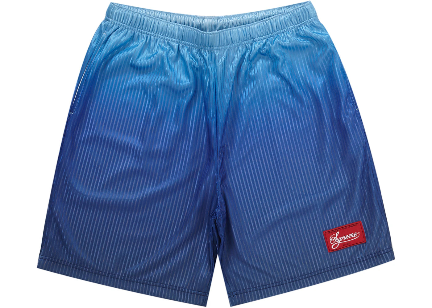 Supreme Gradient Mesh Stripe Short Royal