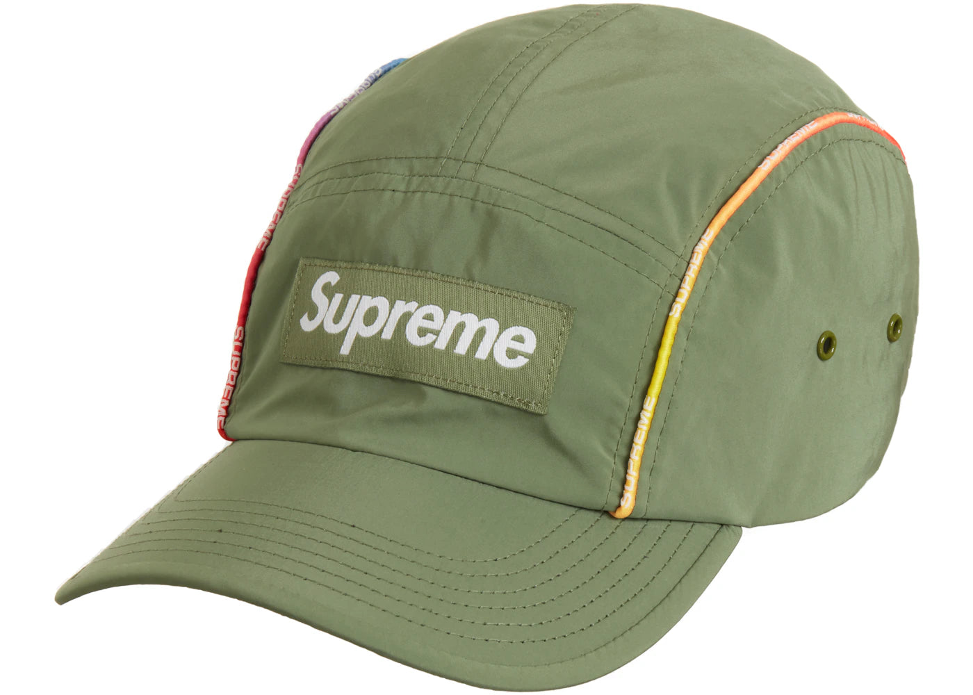 Supreme Gradient Piping Camp Cap Olive