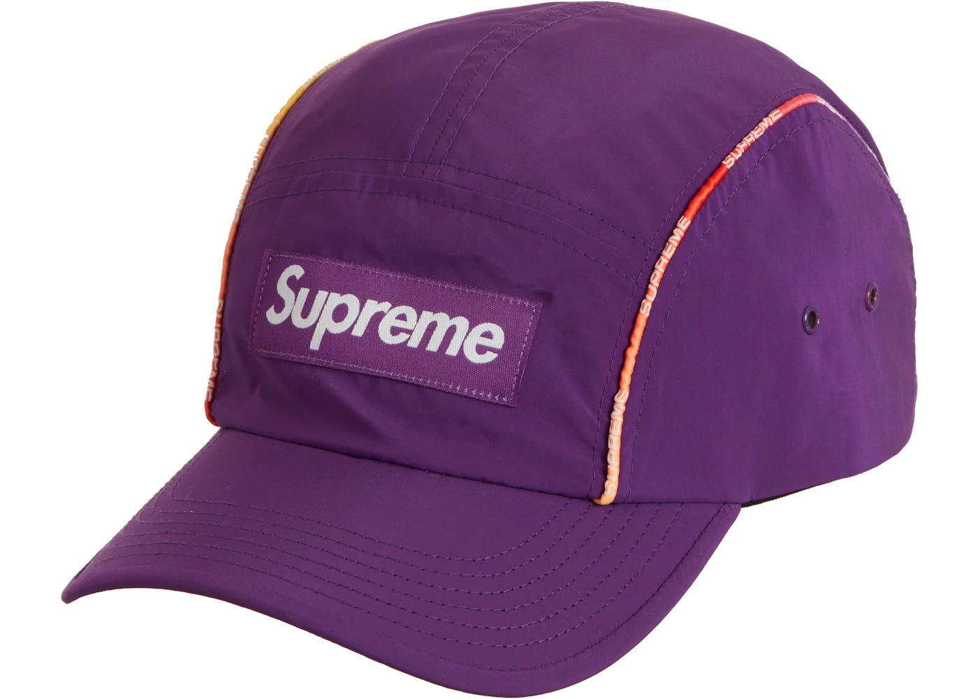 Supreme Gradient Piping Camp Cap Purple