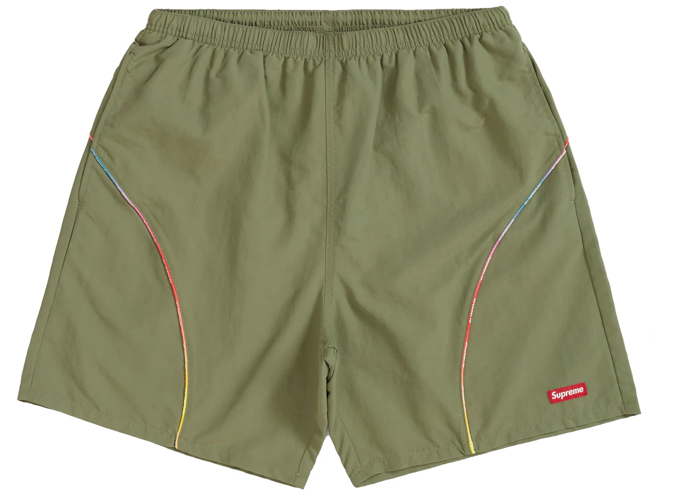 Supreme Gradient Piping Water Short Olive