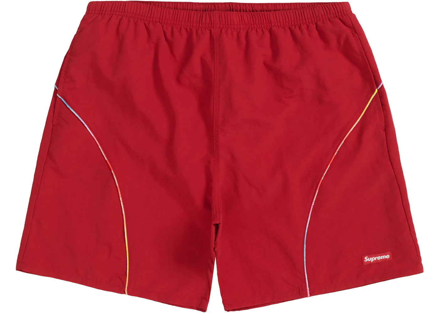 Supreme Gradient Piping Water Short Red