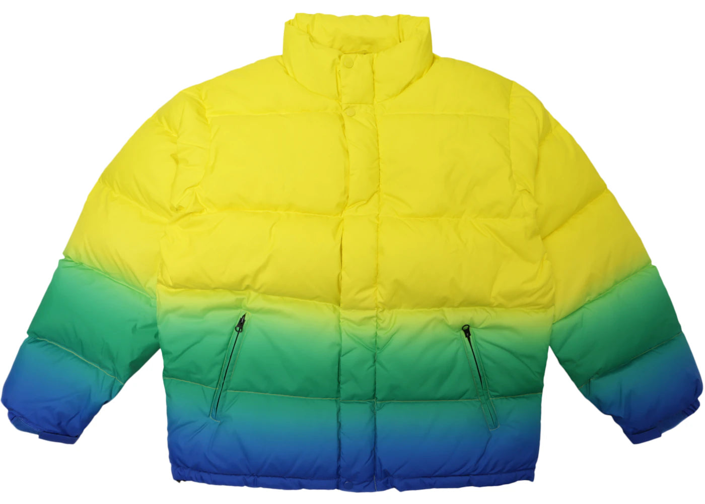 Supreme Gradient Puffy Jacket Yellow