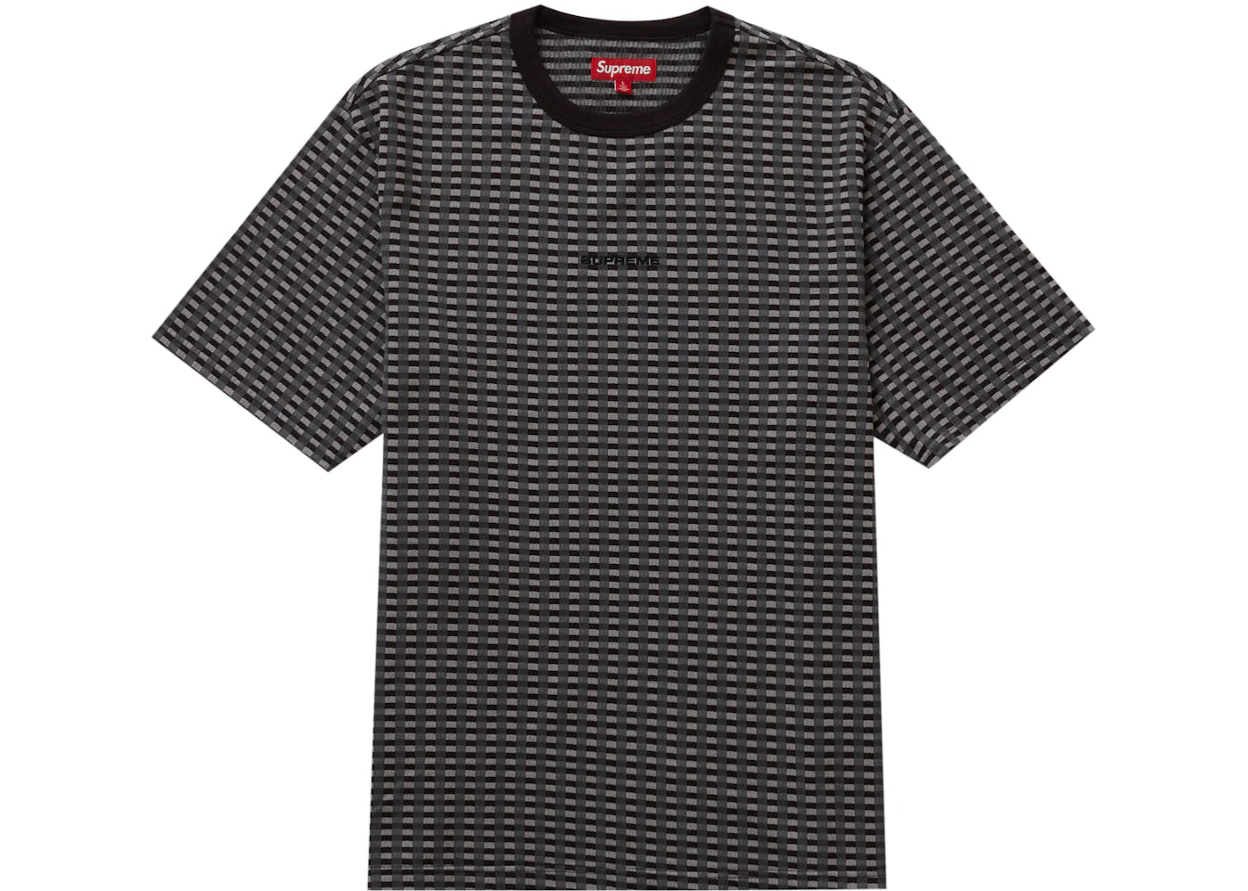 Supreme Grid Jacquard S/S Top (FW23) Black