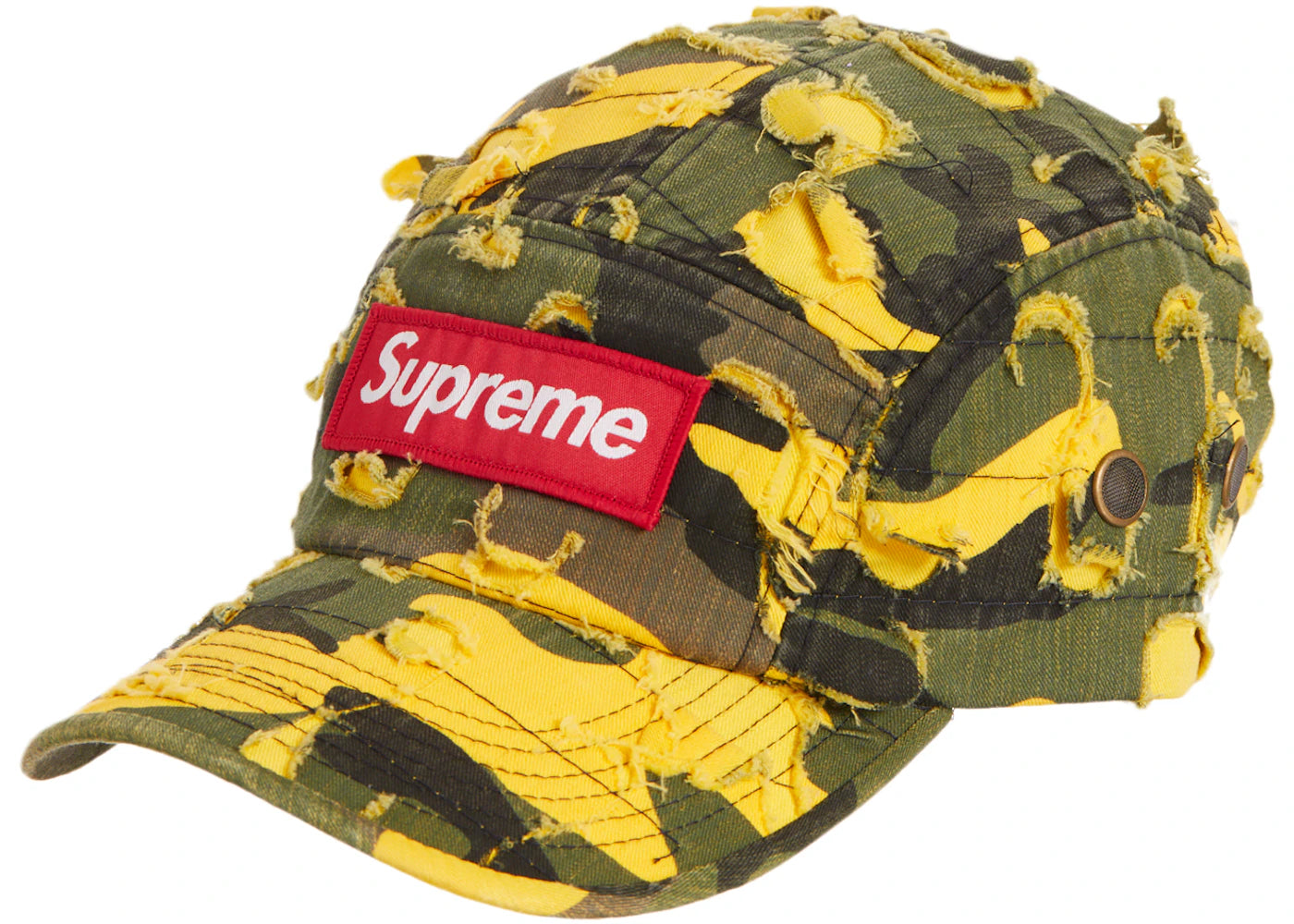 Supreme Griffin Camp Cap Yellow Camo