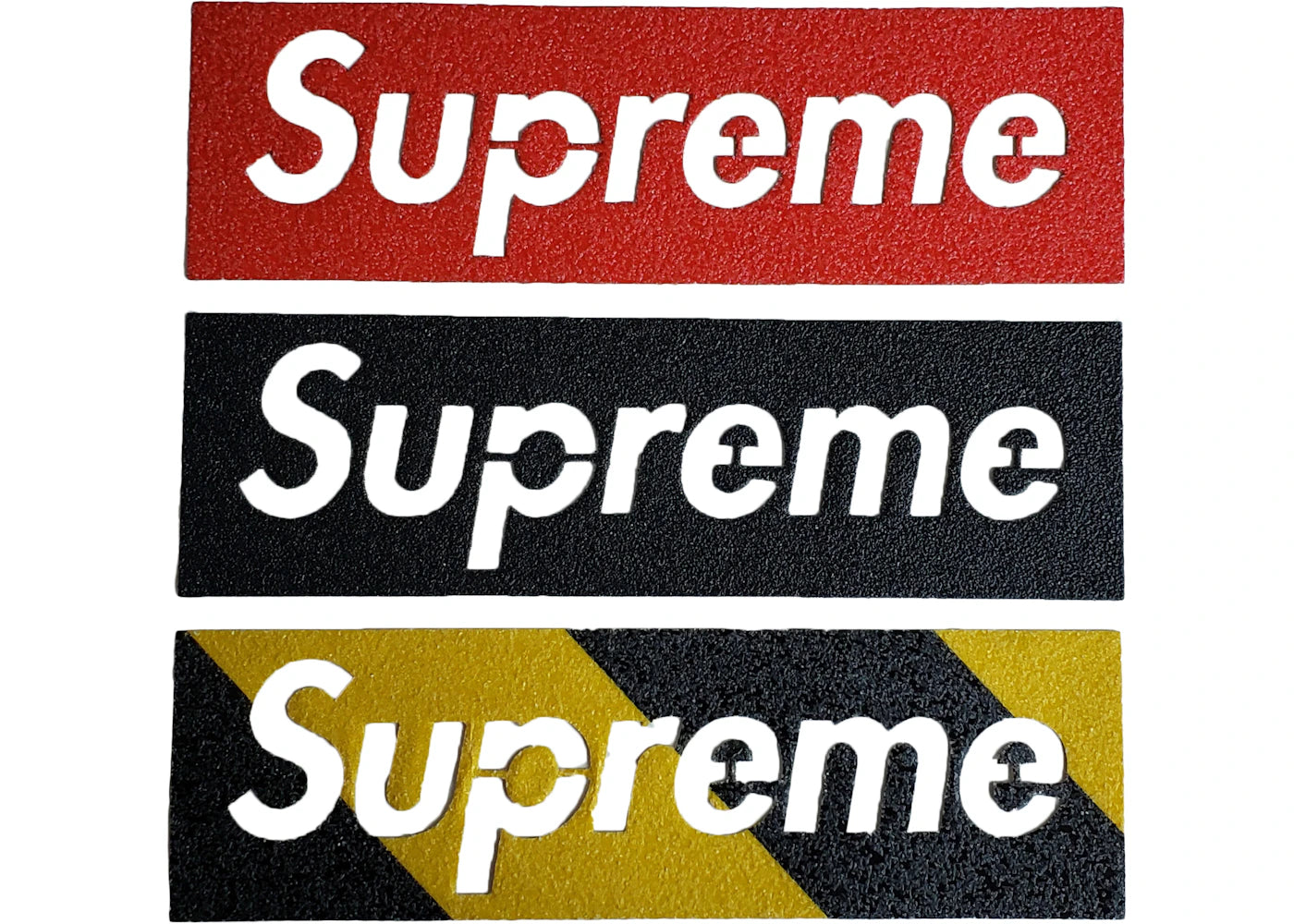 Supreme Grip Tape Box Logo Sticker Set