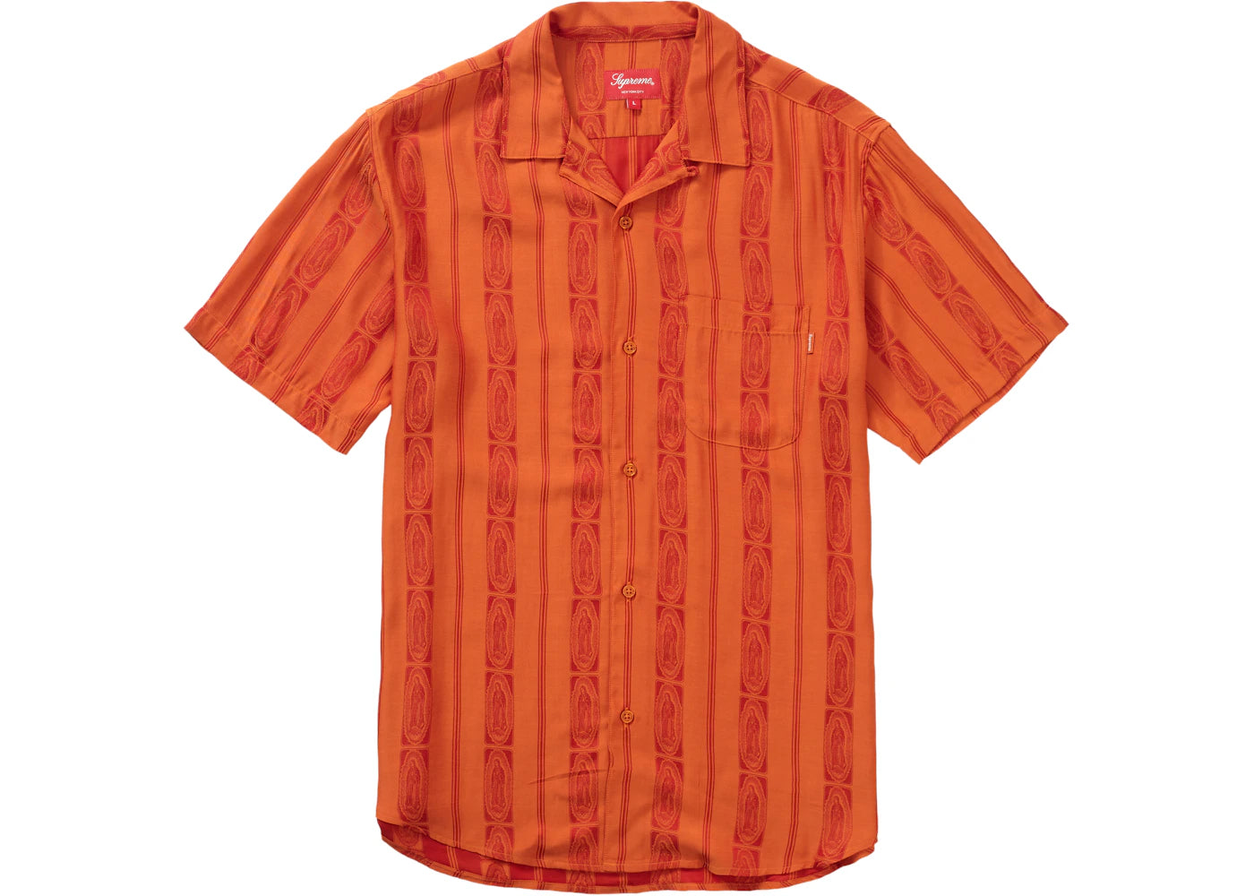 Supreme Guadalupe S/S Shirt Orange