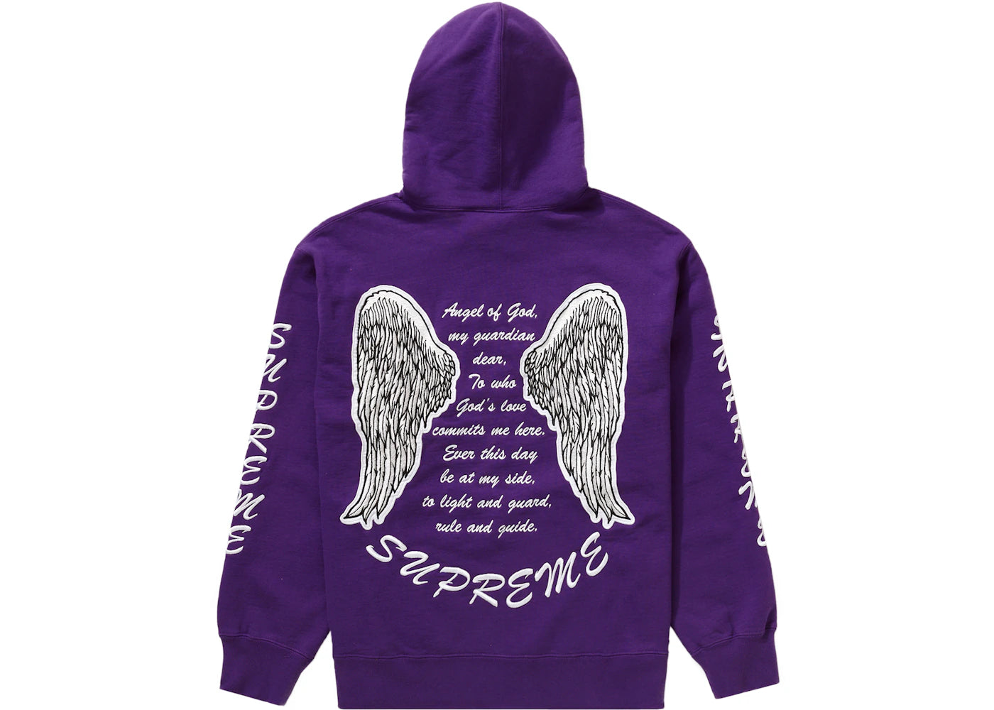 Supreme Guardian Hooded Sweatshirt Purple