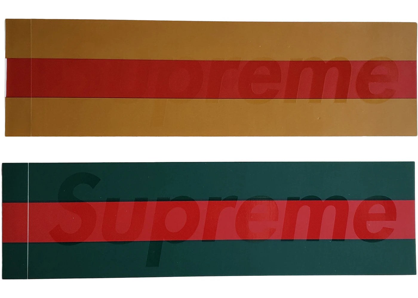 Supreme "Gucci" Box Logo Sticker Set