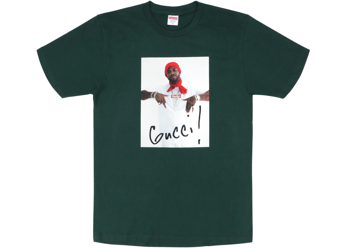 Supreme Gucci Mane Tee Green